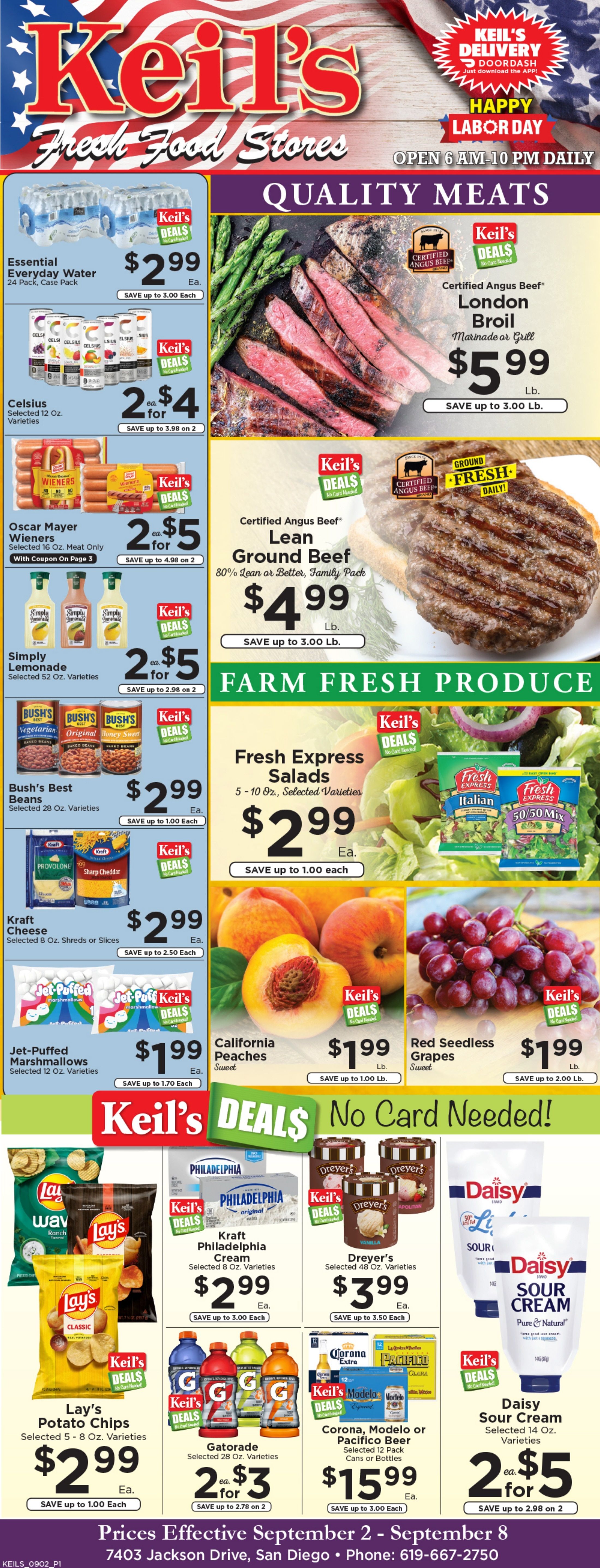 Keil's Fresh Food Stores Weekly Ad September 2 - 8, 2026
