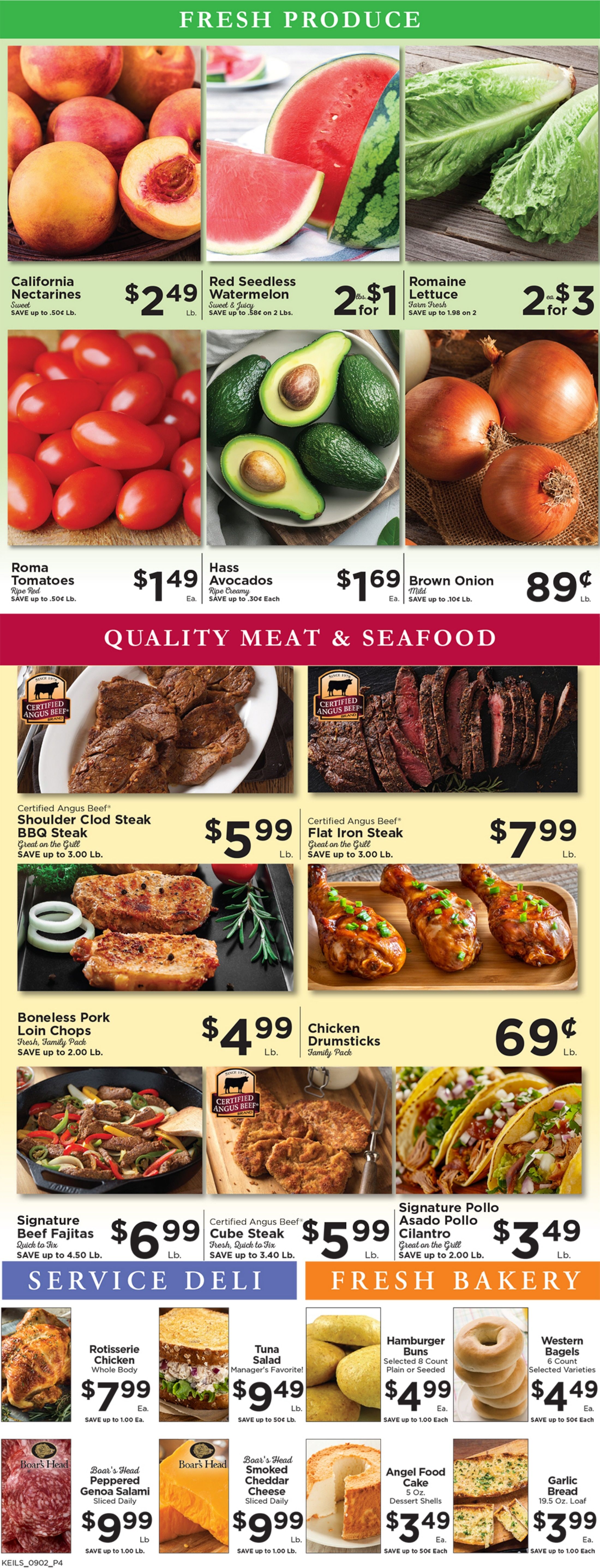 Keil's Fresh Food Stores Weekly Ad September 2 - 8, 2026