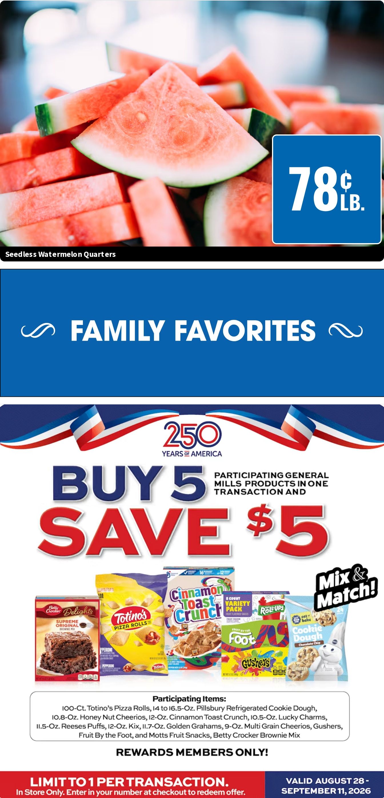 Wakefield Market Weekly Ad September 2 - 8, 2026