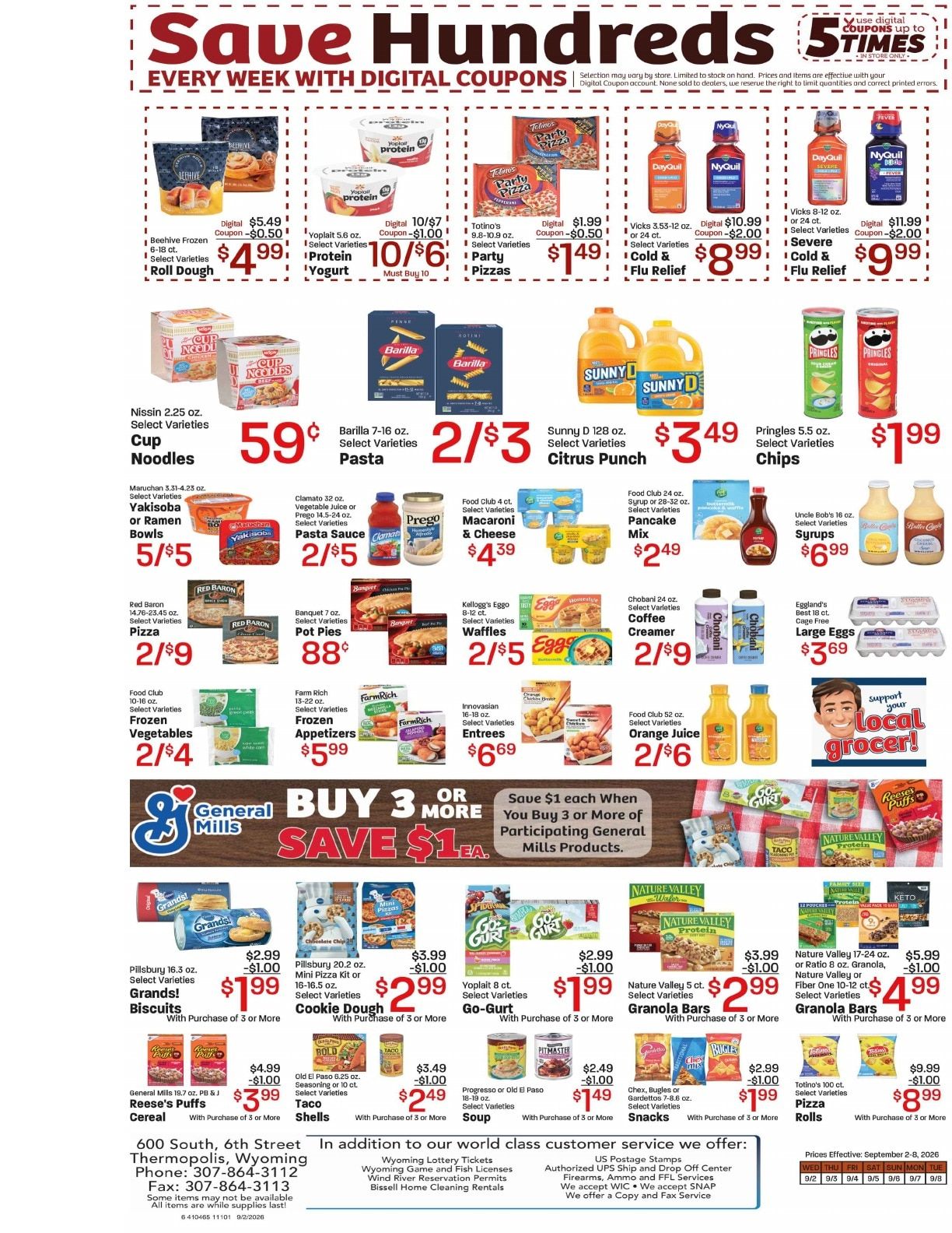 Mack's Market Weekly Ad September 2 - 8, 2026