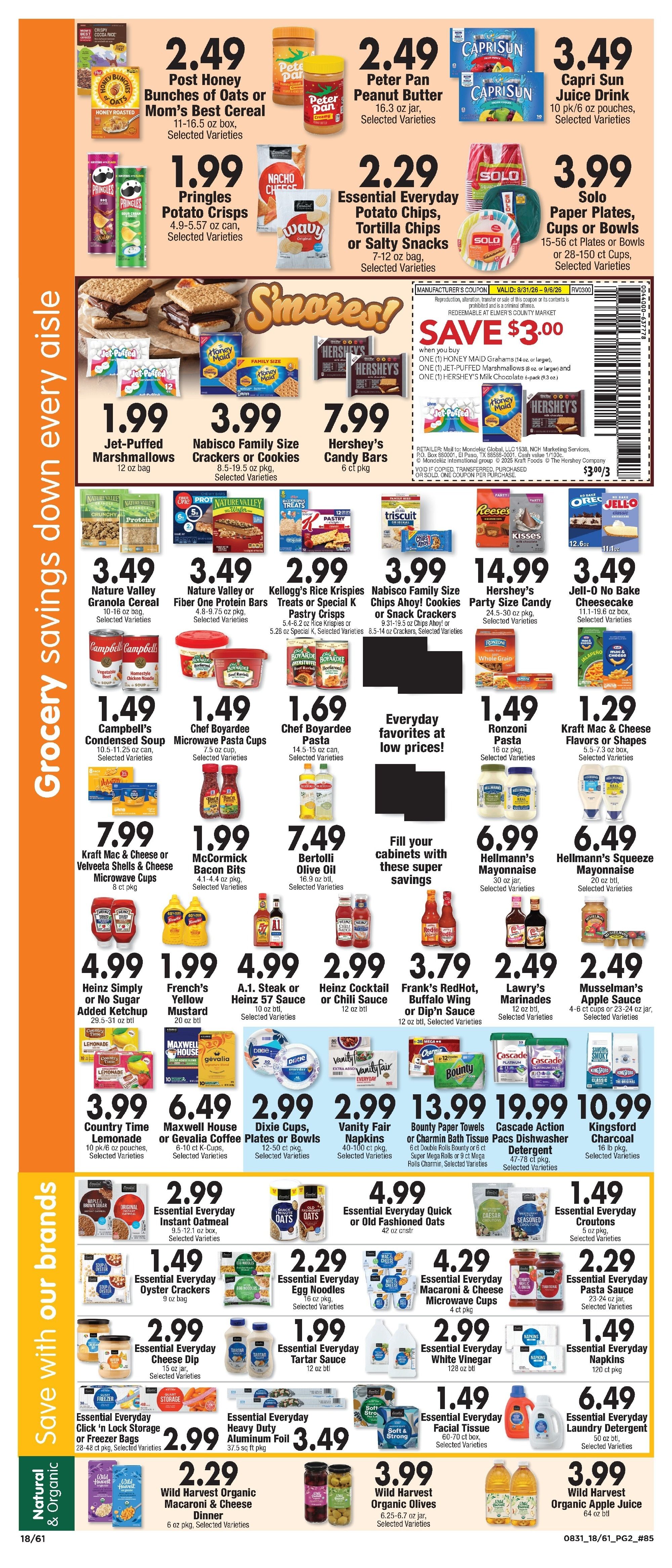 Elmer's County Market (412 N. Lincoln Rd., Escanaba, MI) Weekly Ad September 2 - 8, 2026