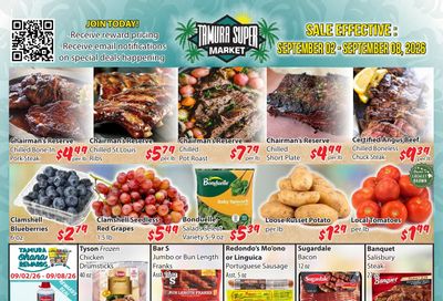 Tamura Super Market Weekly Ad September 2 - 8, 2026