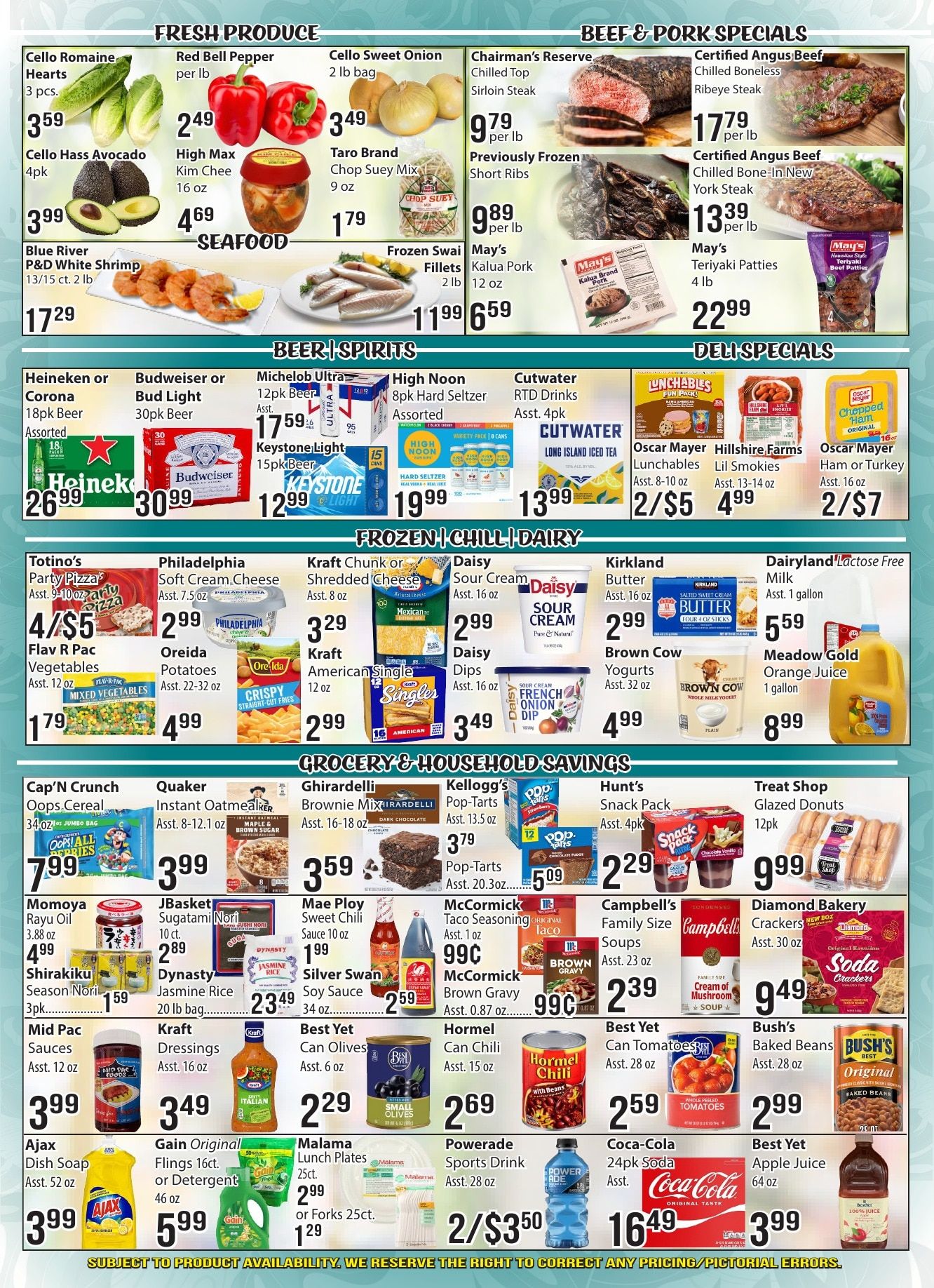 Tamura Super Market Weekly Ad September 2 - 8, 2026