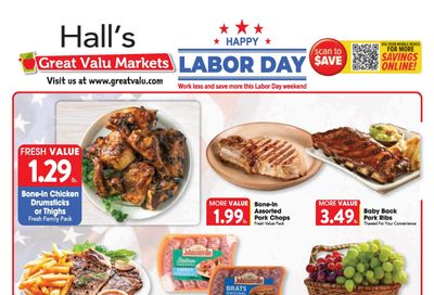 Hall's Great Valu Weekly Ad September 2 - 8, 2026