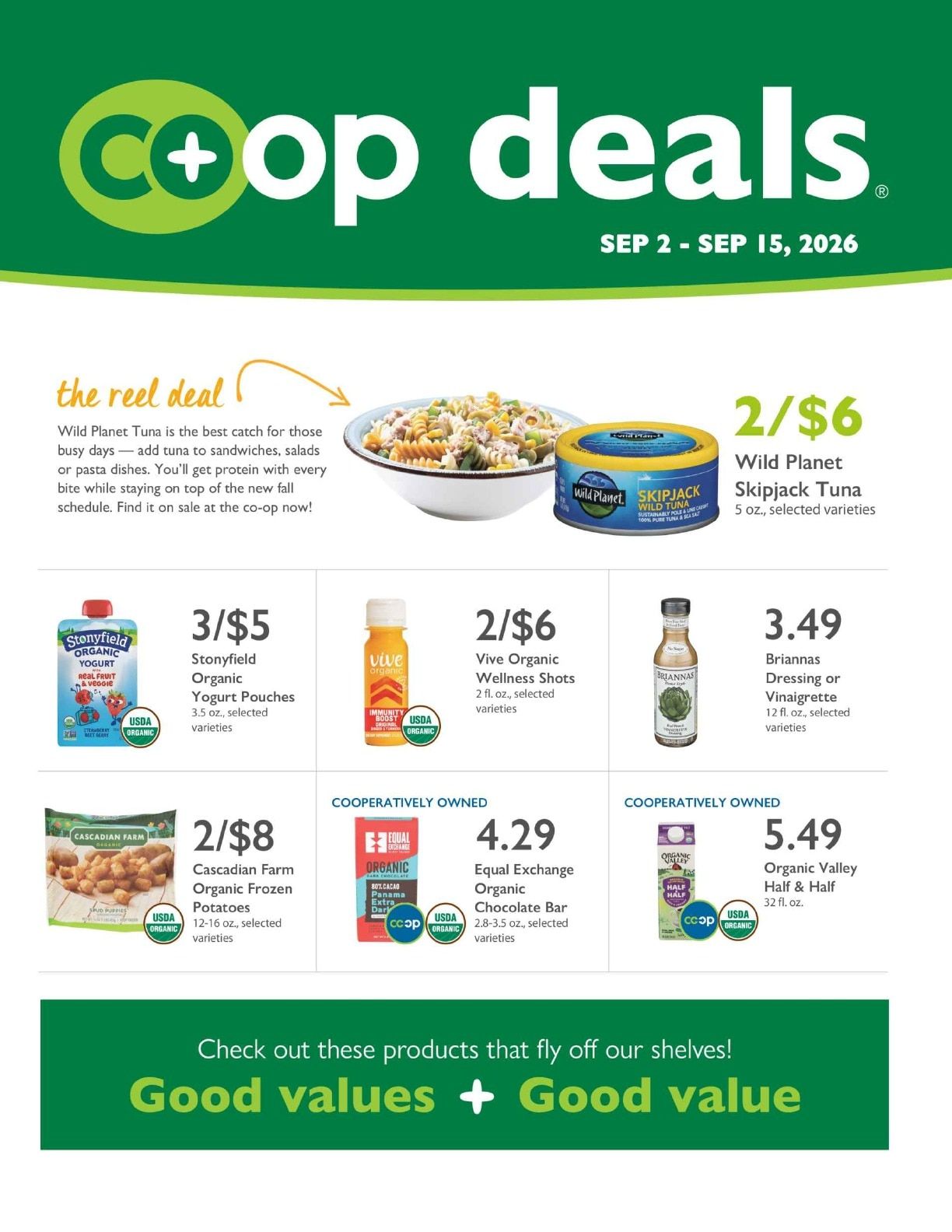 La Montañita Co-op Co+op Deals Weekly Ad September 2 - 15, 2026