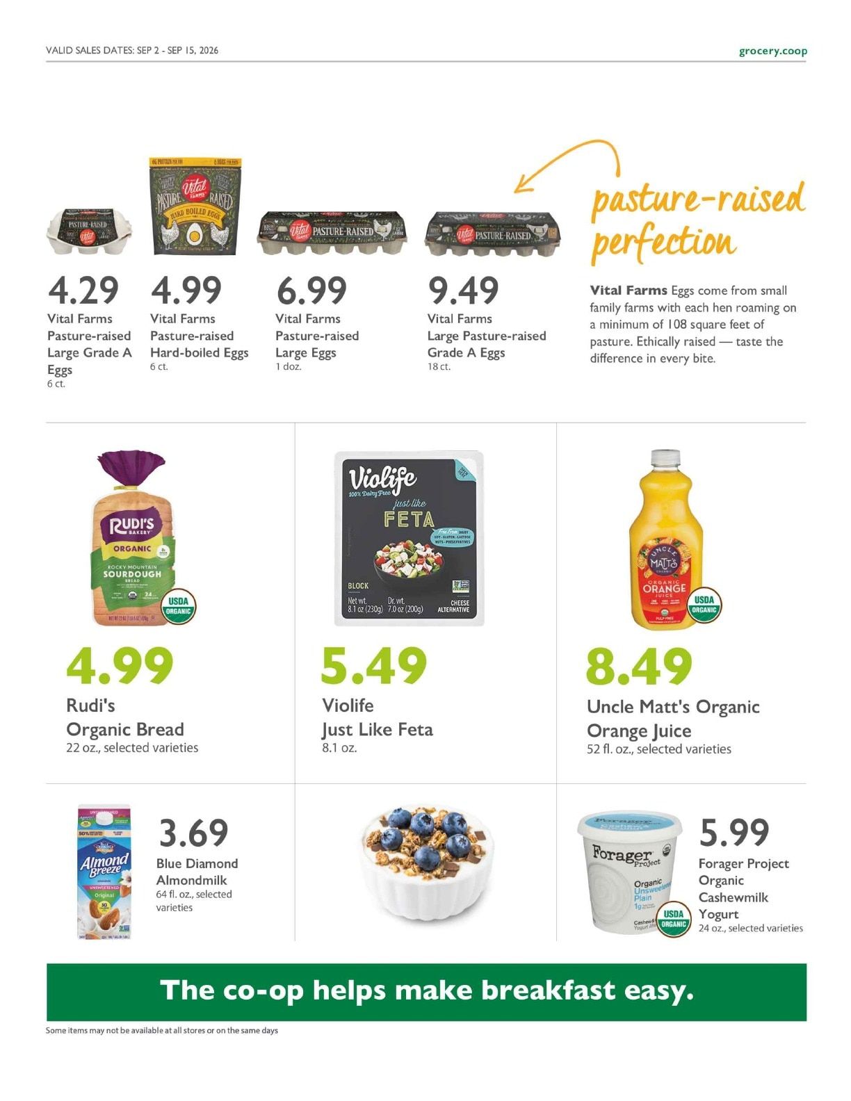 La Montañita Co-op Co+op Deals Weekly Ad September 2 - 15, 2026
