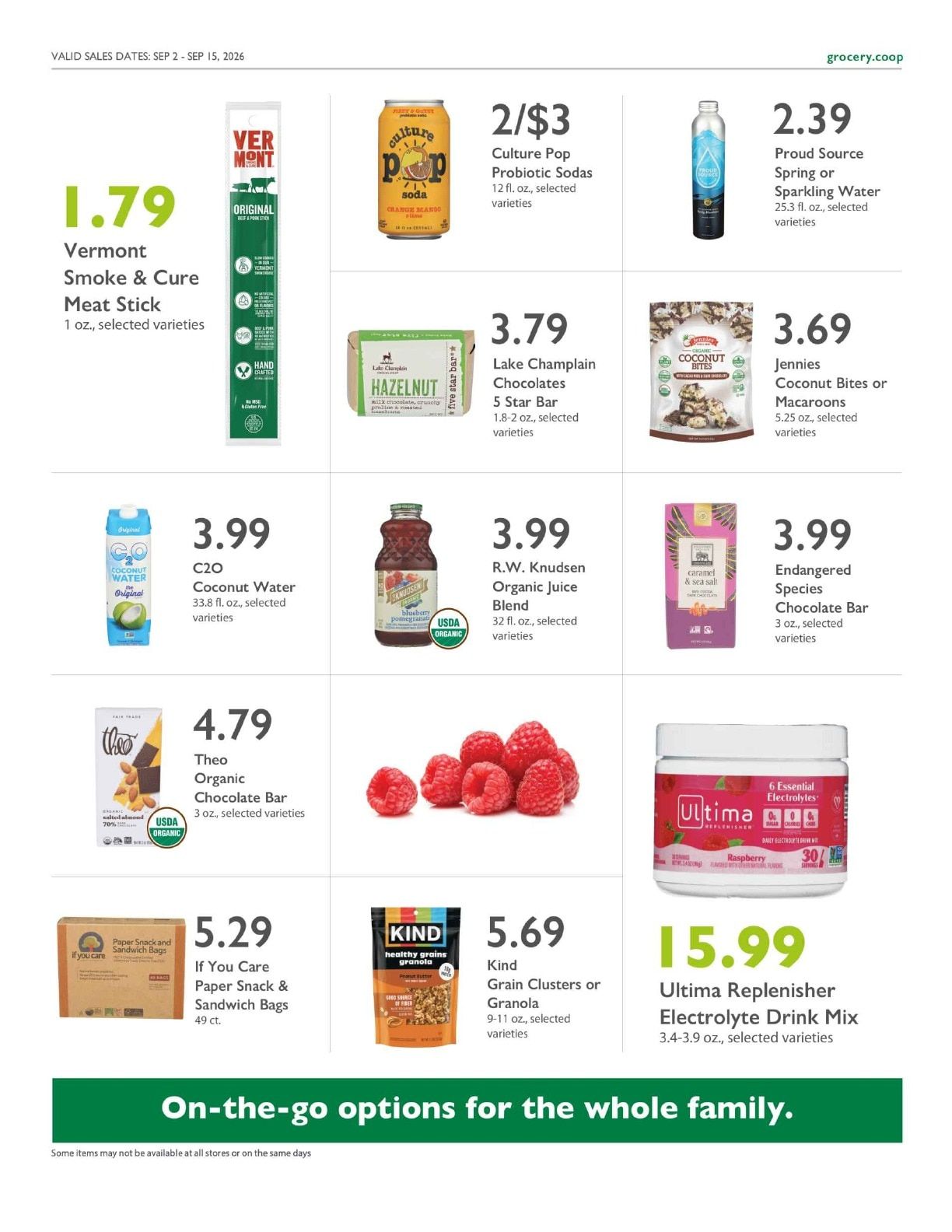 La Montañita Co-op Co+op Deals Weekly Ad September 2 - 15, 2026