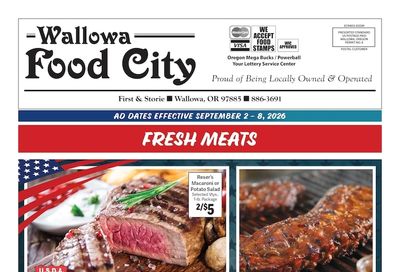 Wallowa Food City Weekly Ad September 2 - 8, 2026