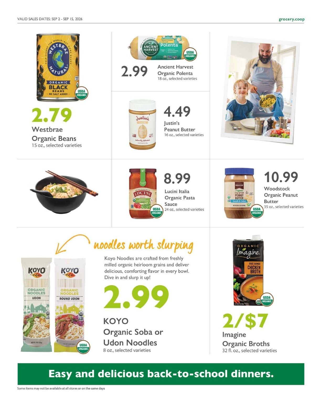 Food Conspiracy Co-op Co+op Deals Weekly Ad September 2 - 15, 2026