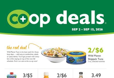 Abundance Food Co-op Co+op Deals Weekly Ad September 2 - 15, 2026