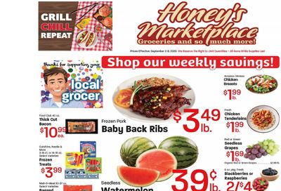 Honey's Marketplace (260 East 300 South, Kanab, UT) Weekly Ad September 2 - 8, 2026
