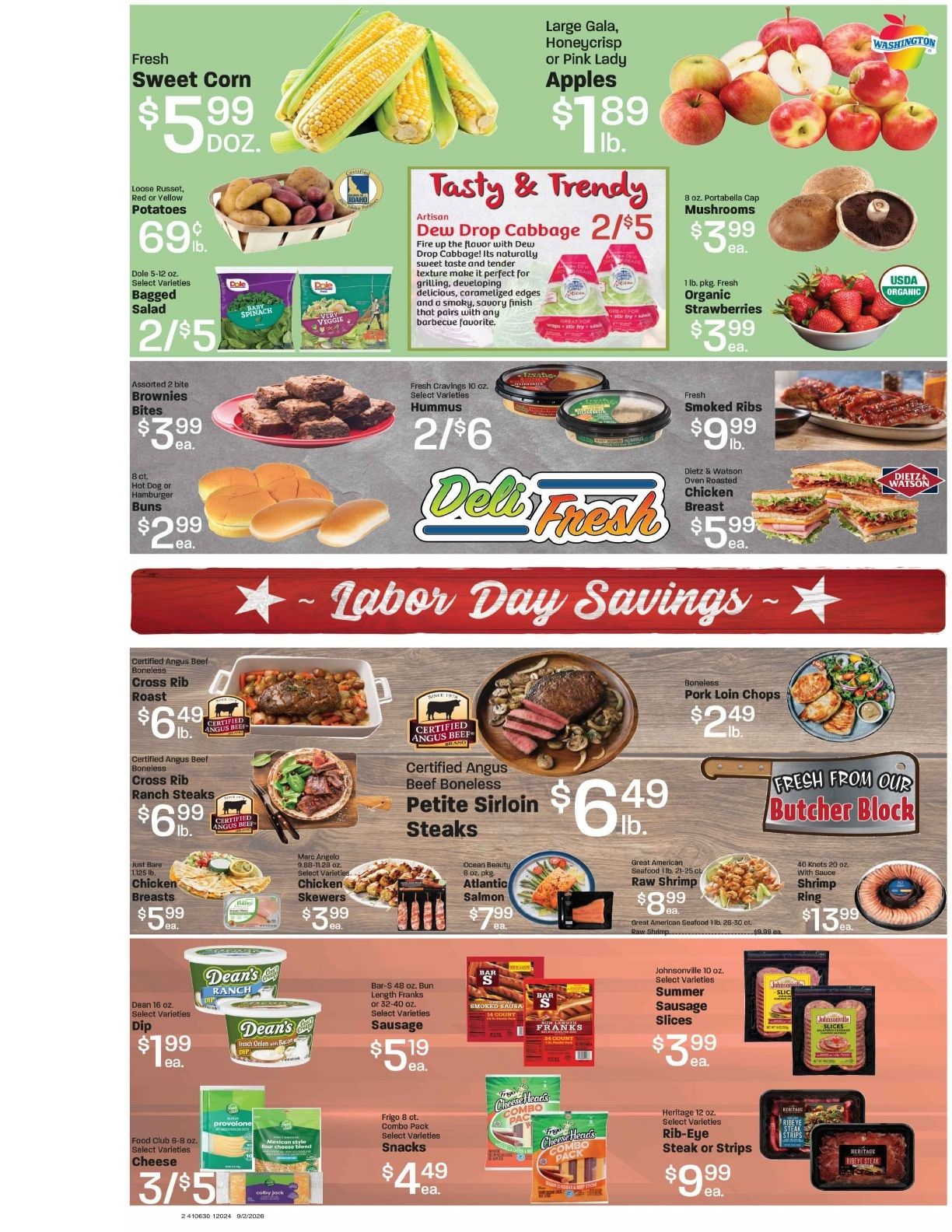 Honey's Marketplace (260 East 300 South, Kanab, UT) Weekly Ad September 2 - 8, 2026