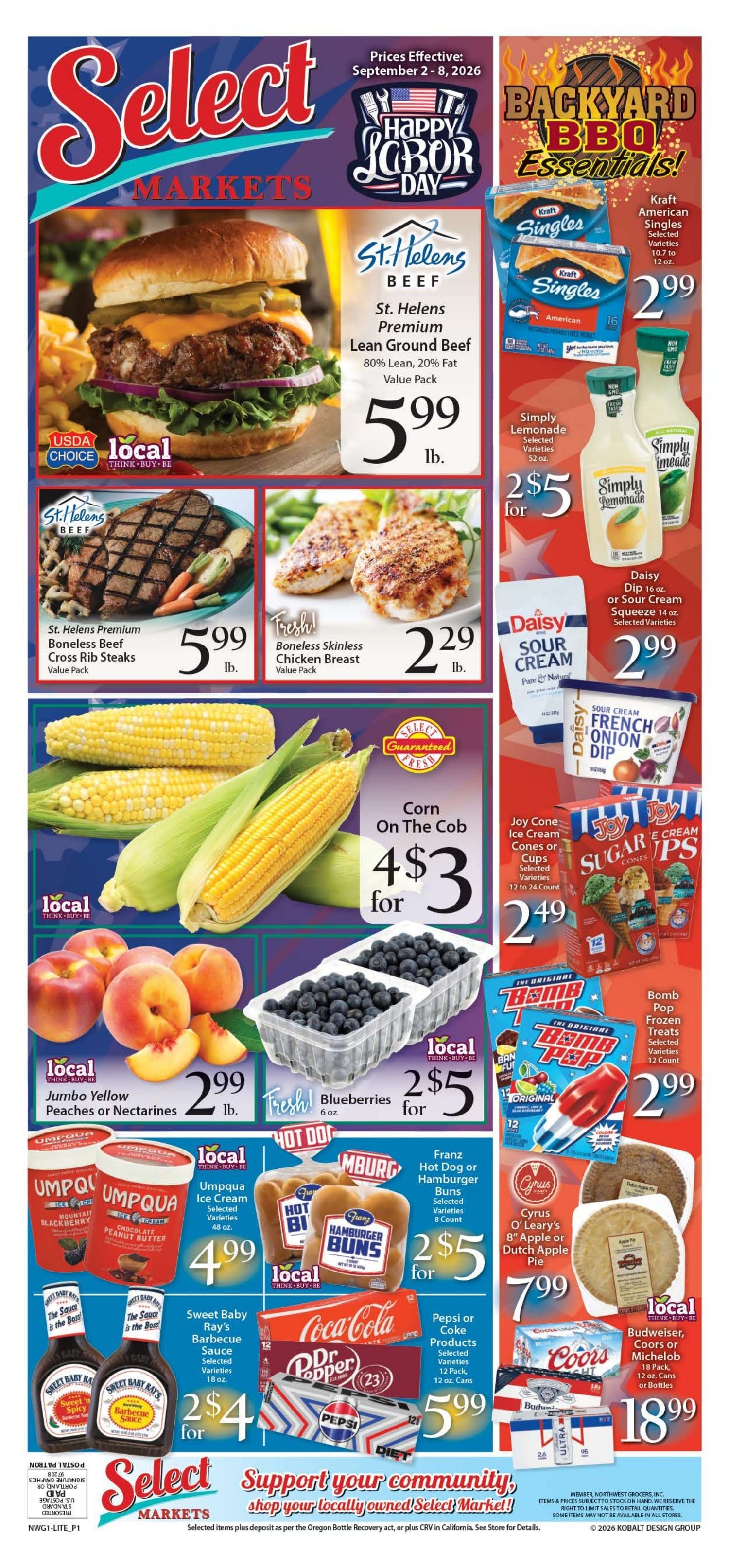 Okie's Select Market Weekly Ad September 2 - 8, 2026