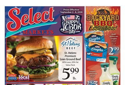 Okie's Select Market Weekly Ad September 2 - 8, 2026