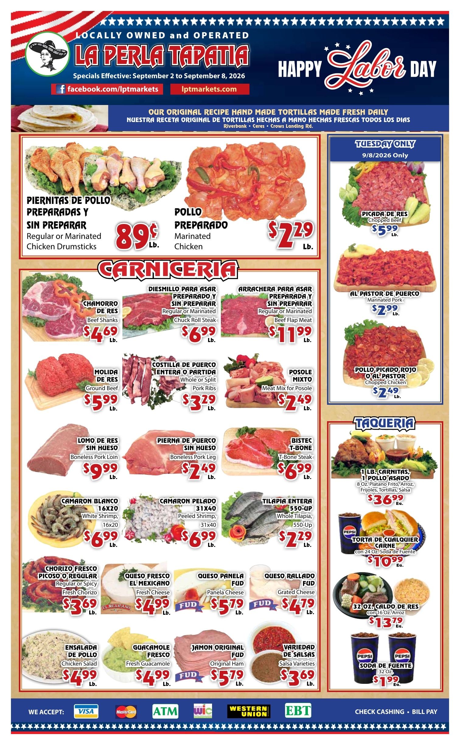 La Perla Tapatia Weekly Ad September 2 - 8, 2026