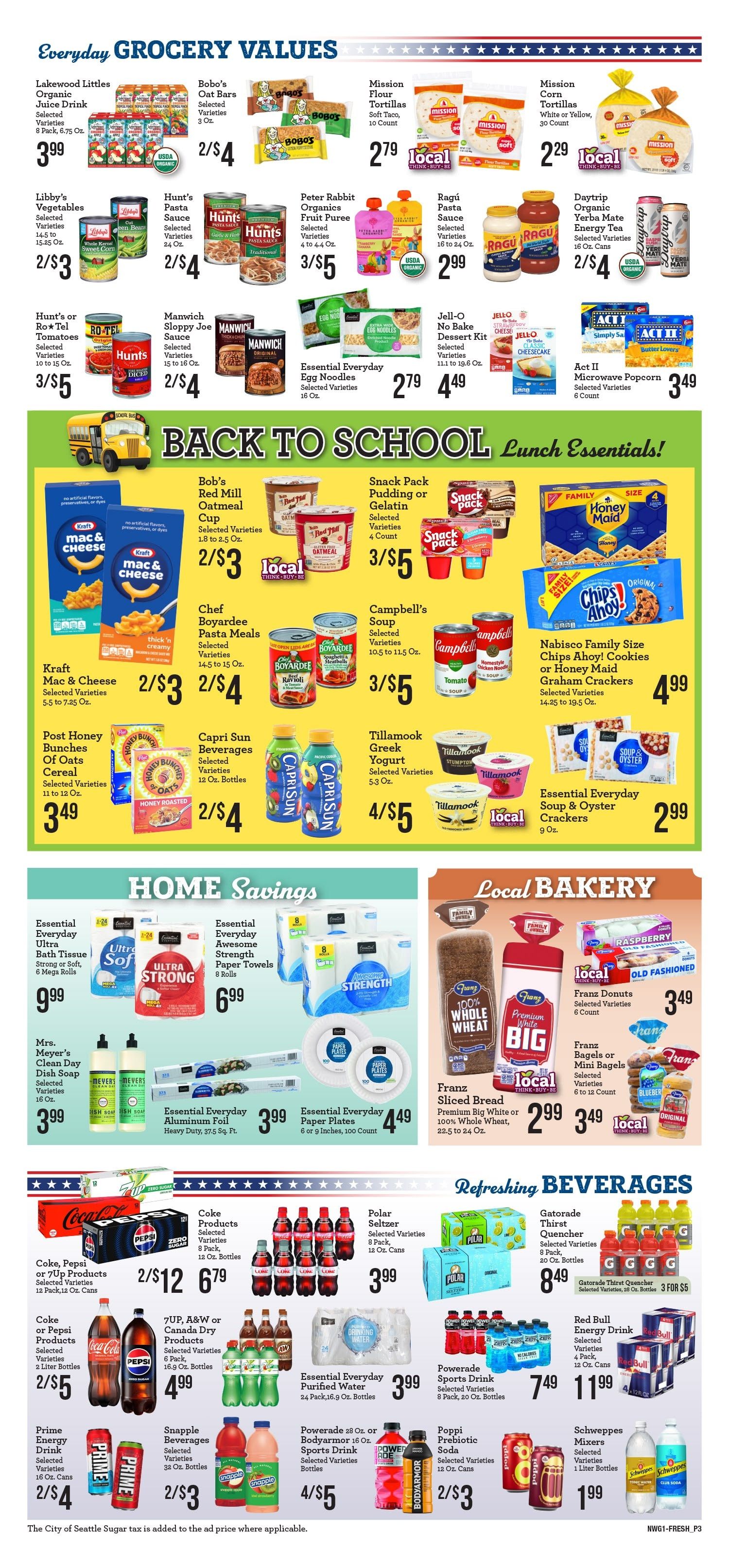 Ballinger Thriftway Weekly Ad September 2 - 8, 2026