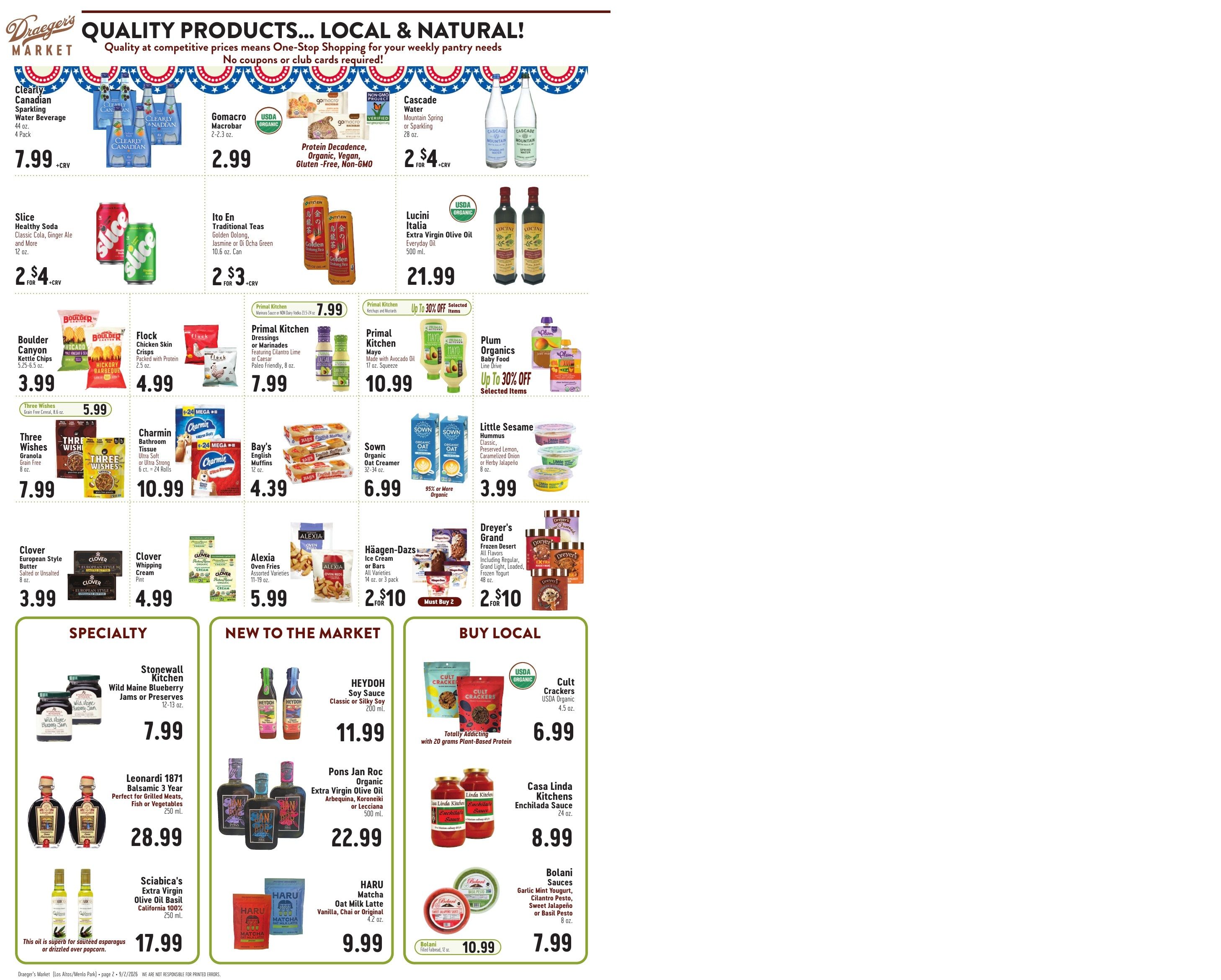 Draeger's Market Weekly Ad September 2 - 15, 2026