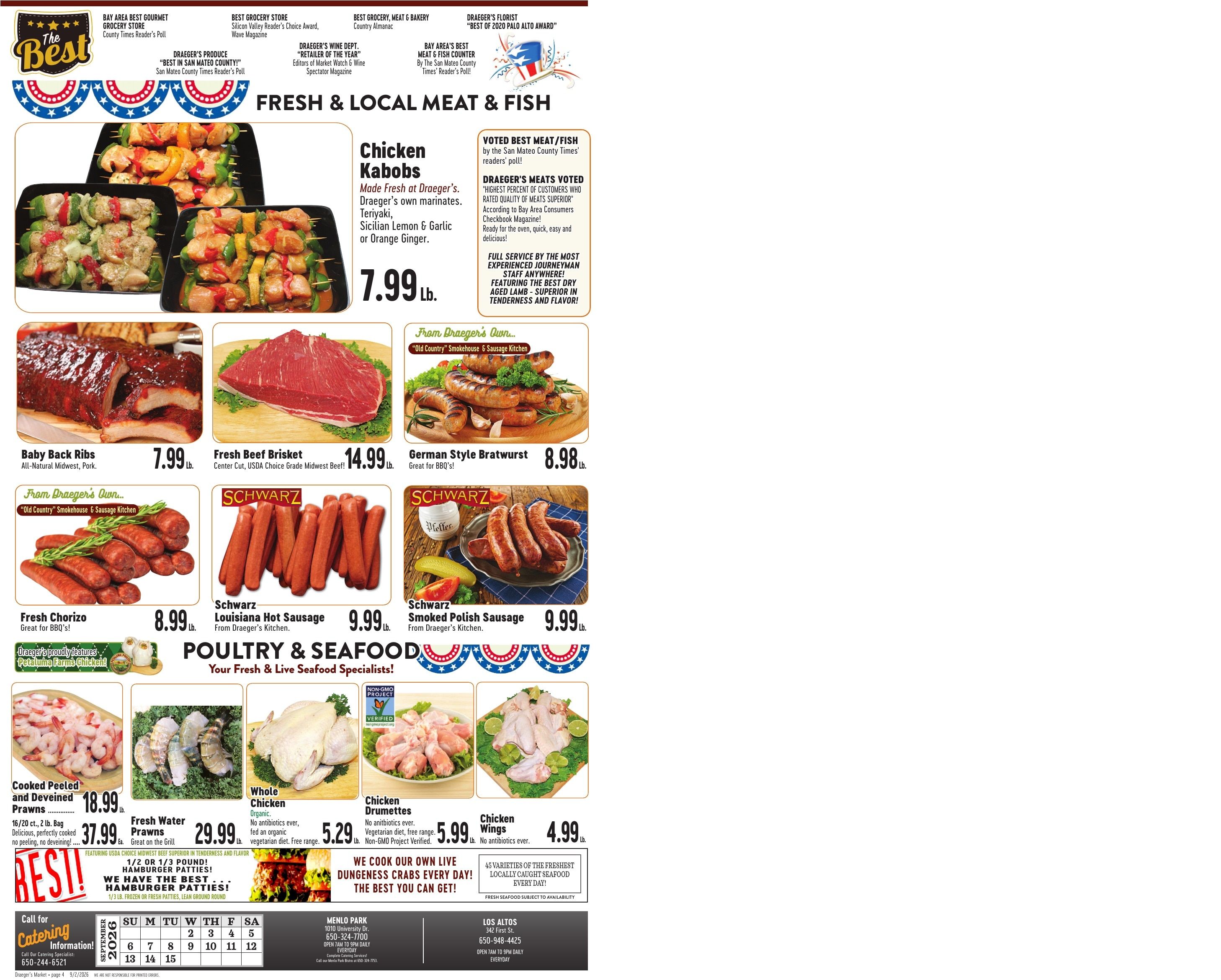 Draeger's Market Weekly Ad September 2 - 15, 2026