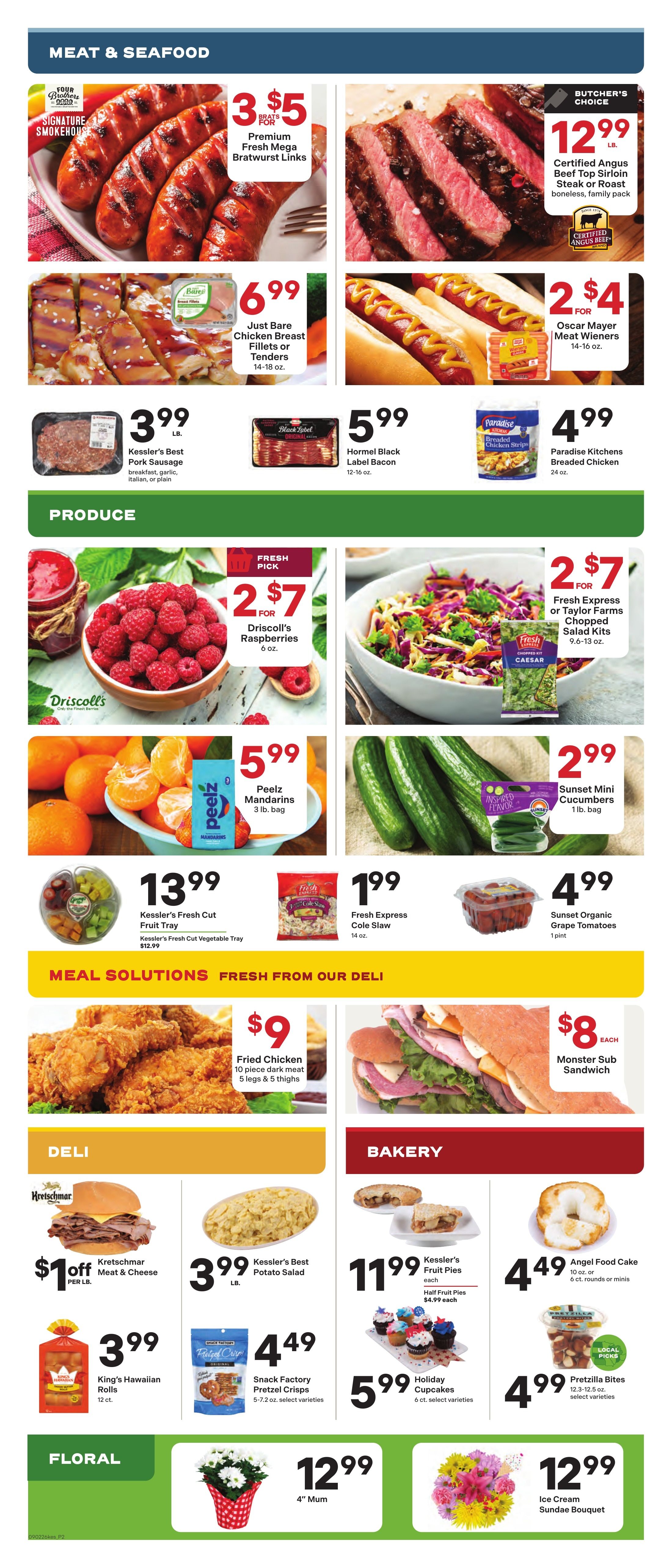 Kessler's Grocery Weekly Ad September 2 - 8, 2026