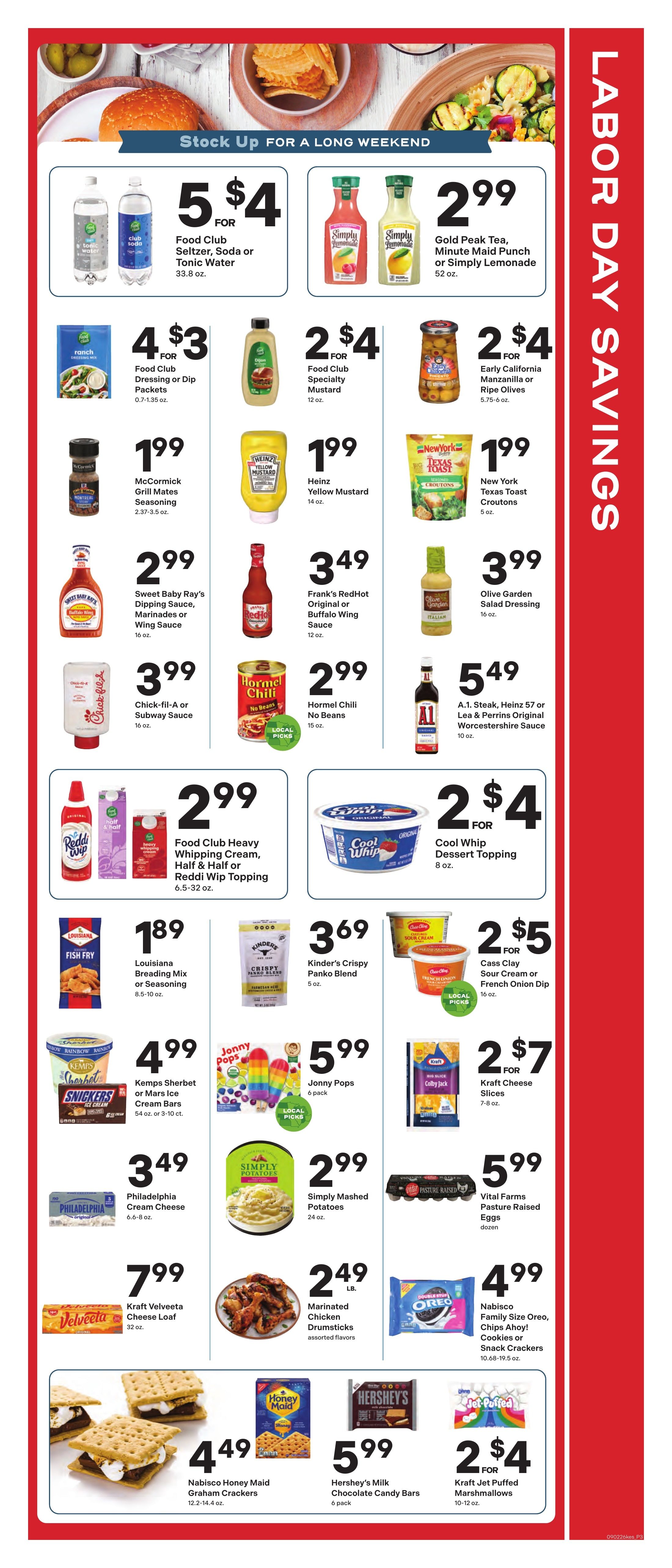 Kessler's Grocery Weekly Ad September 2 - 8, 2026