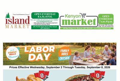 Kenyon Market Weekly Ad September 2 - 8, 2026