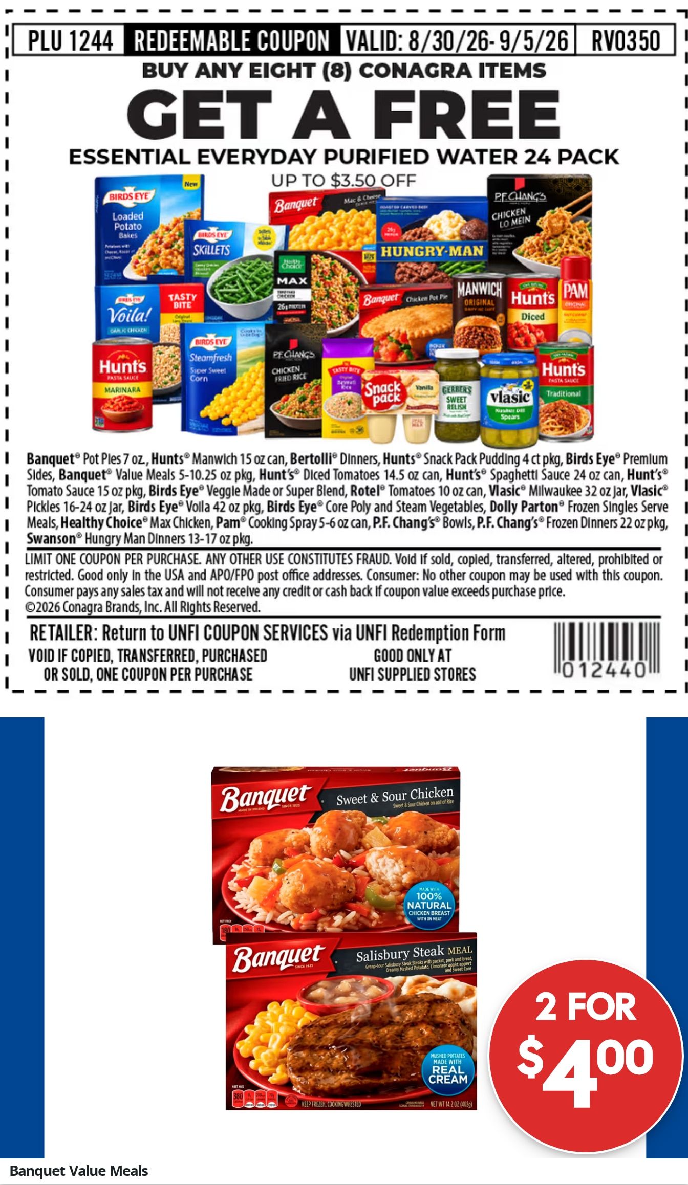 Barnesville Grocery Weekly Ad September 2 - 8, 2026