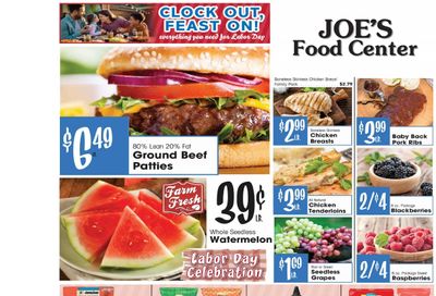 Joe's Food Center Weekly Ad September 2 - 8, 2026
