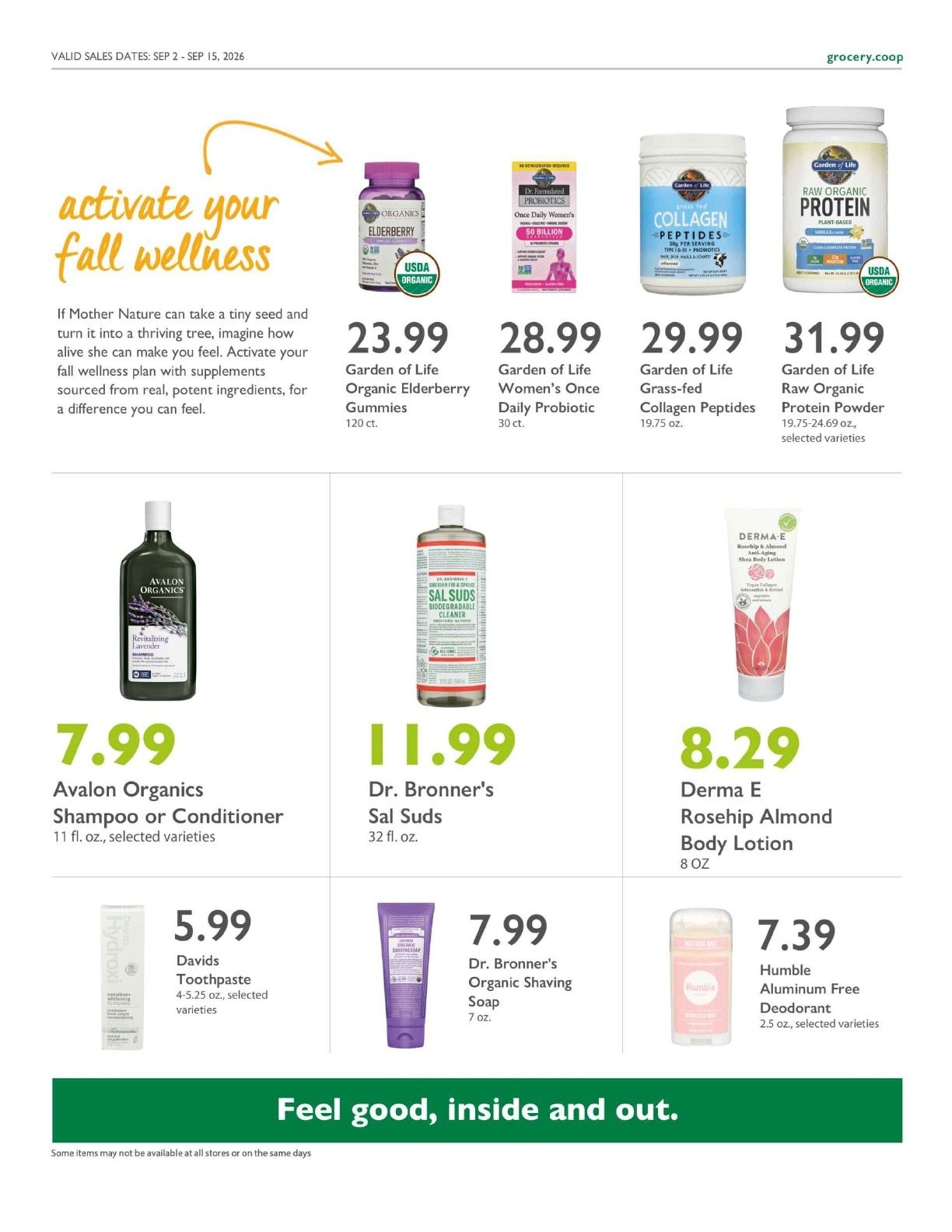 City Center Market Co+op Deals Weekly Ad September 2 - 15, 2026