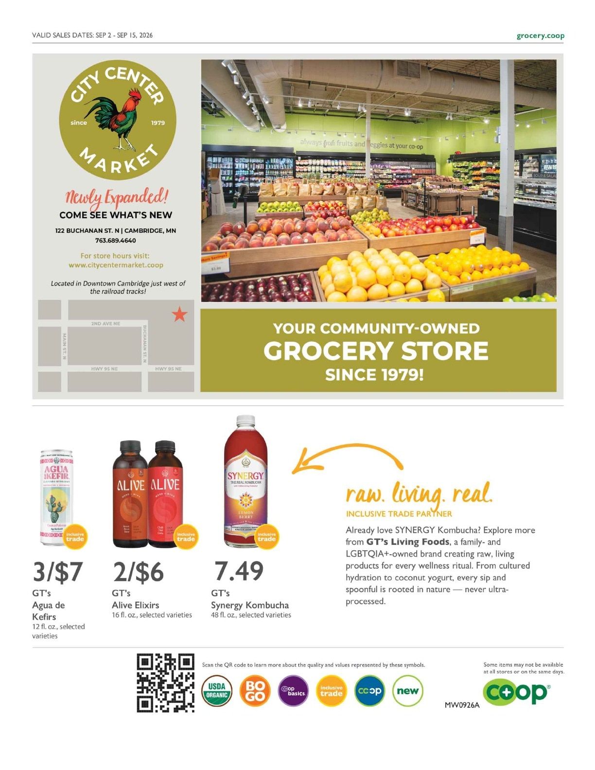 City Center Market Co+op Deals Weekly Ad September 2 - 15, 2026