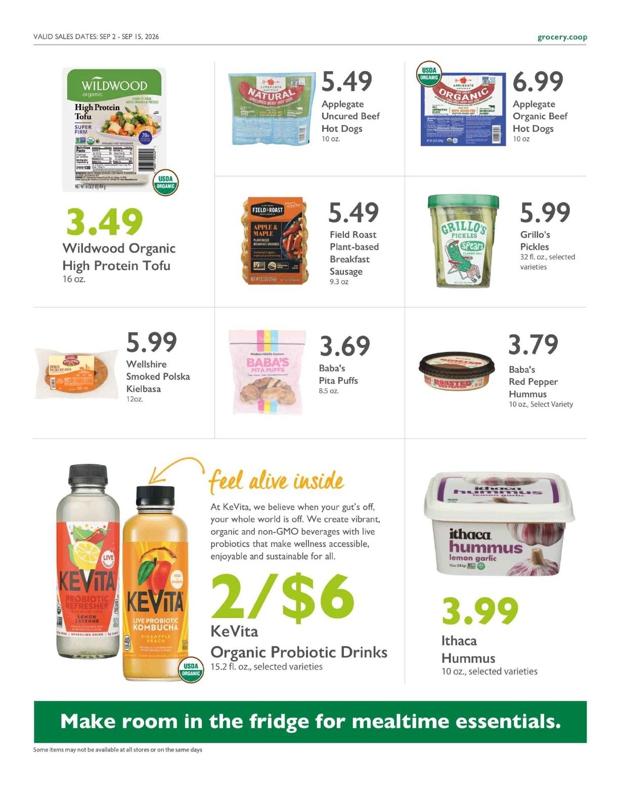 City Center Market Co+op Deals Weekly Ad September 2 - 15, 2026