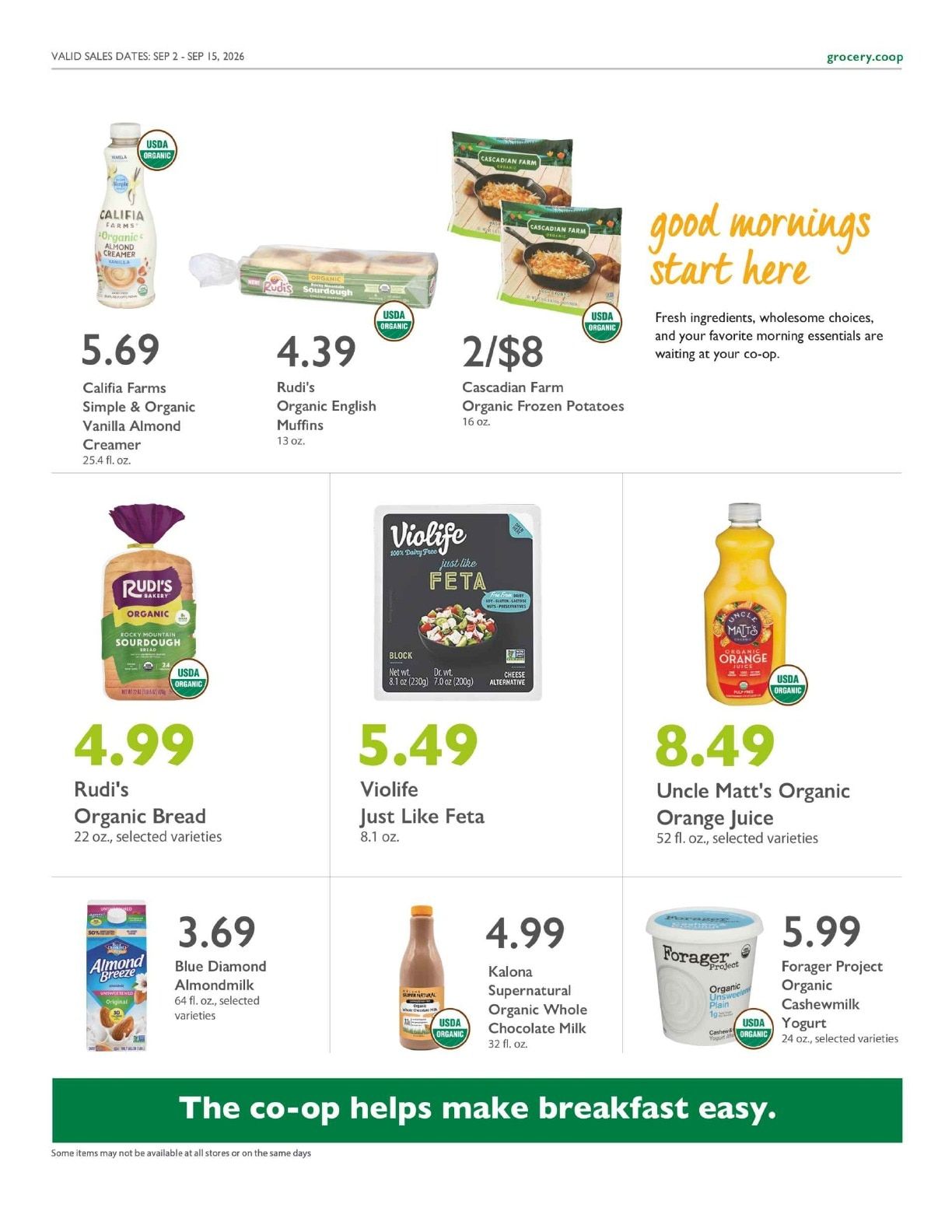 City Center Market Co+op Deals Weekly Ad September 2 - 15, 2026