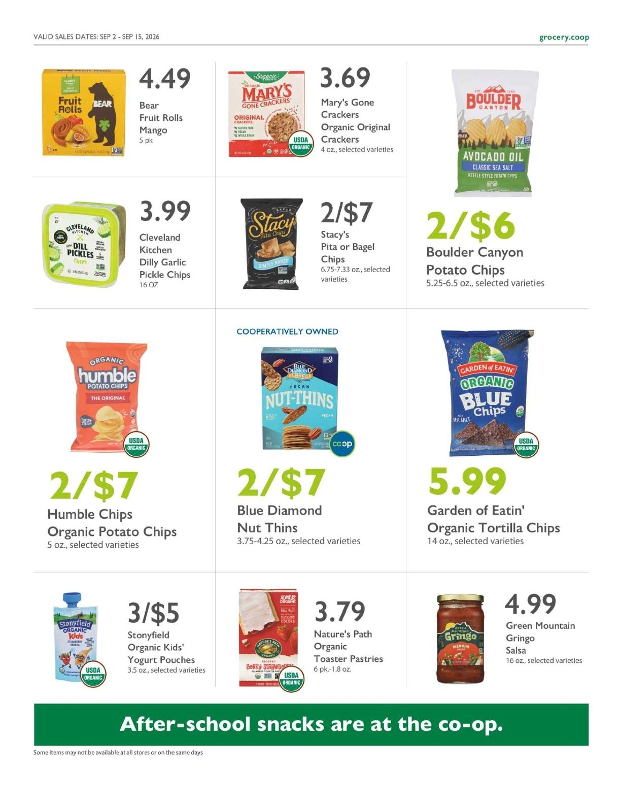 City Center Market Co+op Deals Weekly Ad September 2 - 15, 2026