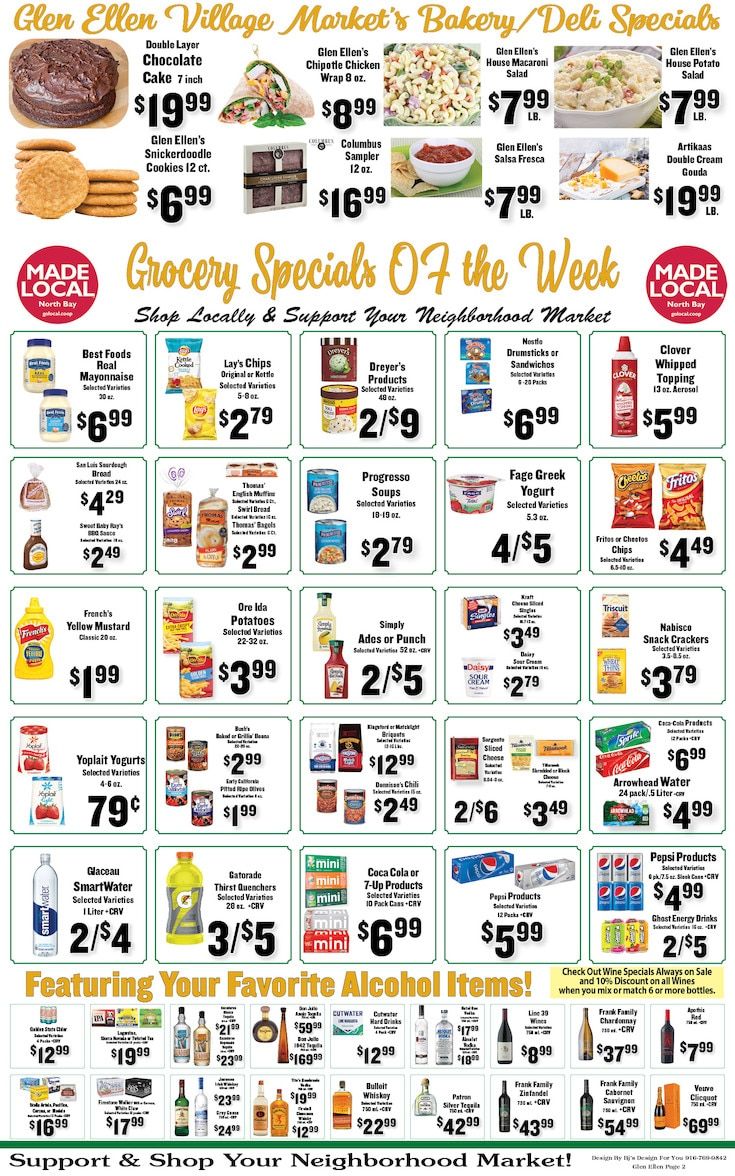 Glen Ellen Village Market Weekly Ad September 2 - 8, 2026