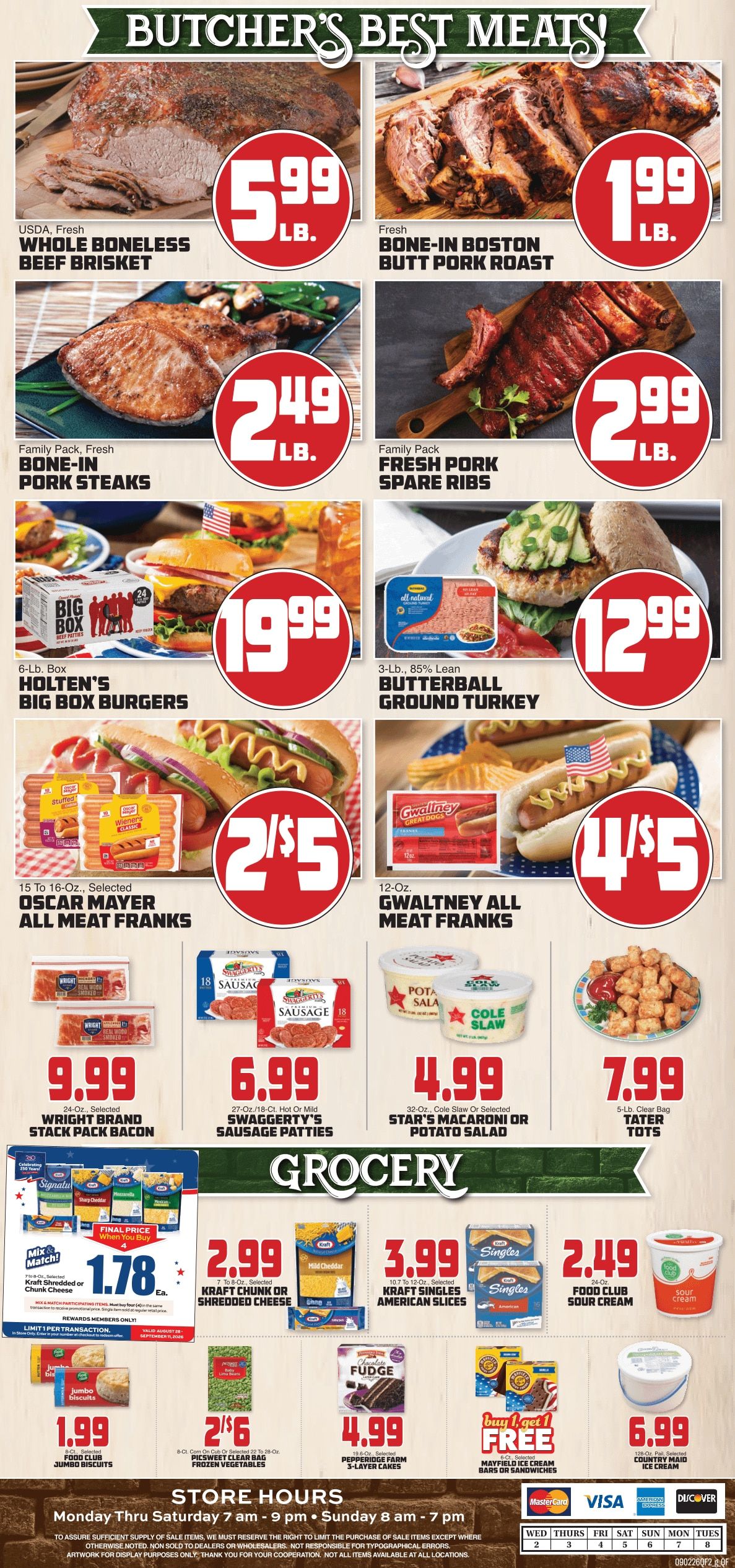 Quality Foods (Anderson and Greer, SC) Weekly Ad September 2 - 8, 2026