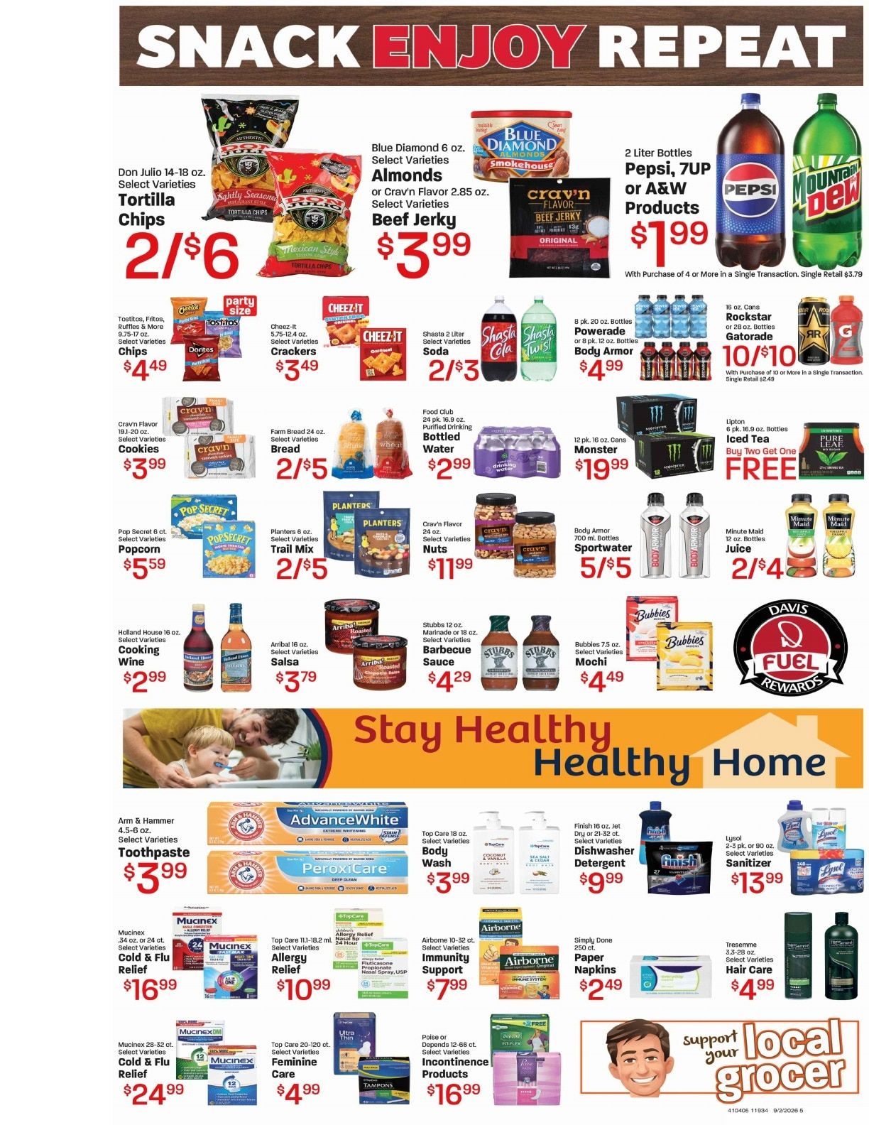 Davis Food & Drug (La Verkin, UT) Weekly Ad September 2 - 8, 2026