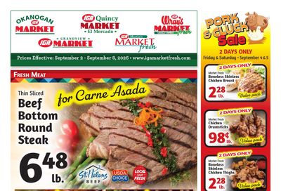 Quincy Market IGA Weekly Ad September 2 - 8, 2026