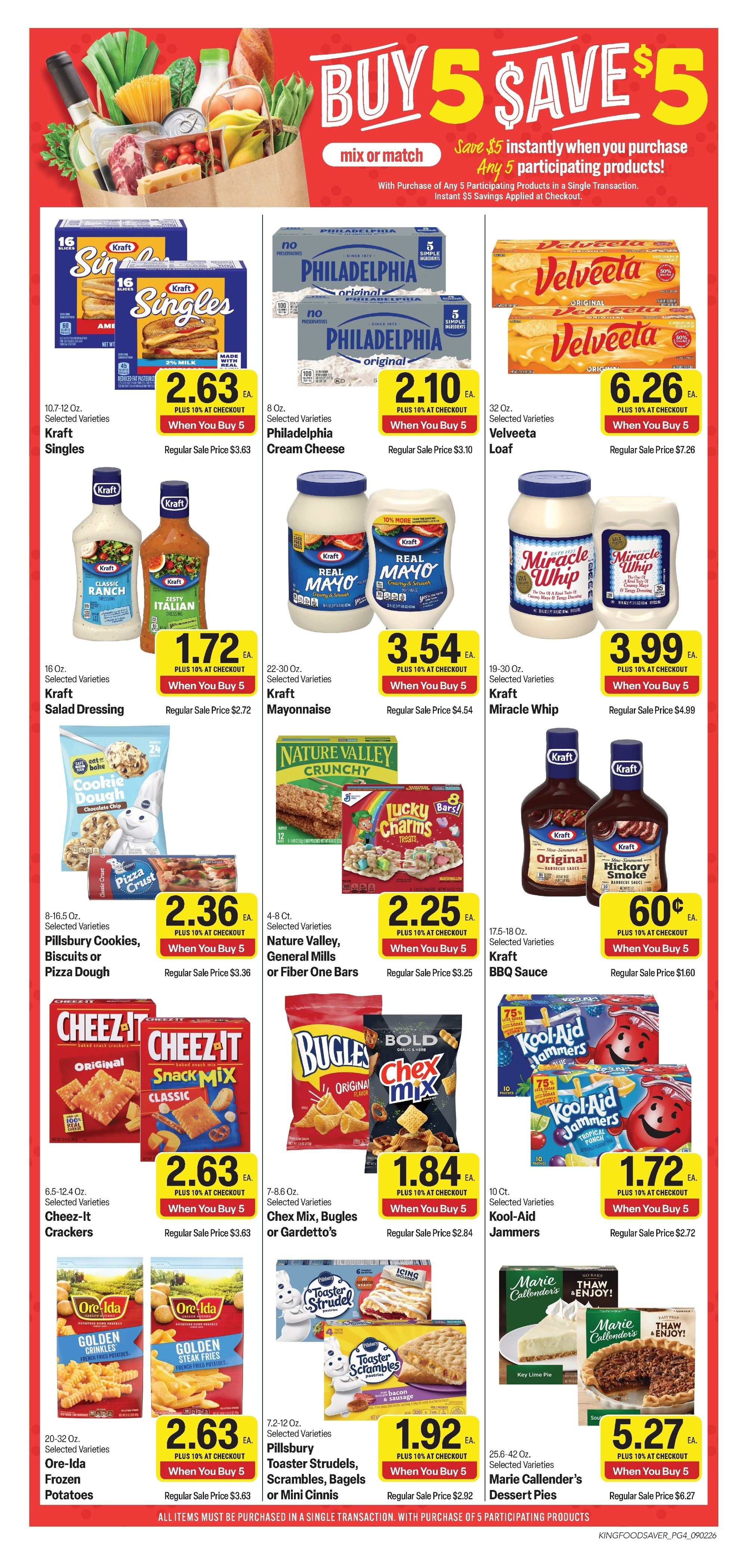 King Food Saver (Branson West and Springfield, MO) Weekly Ad September 2 - 15, 2026