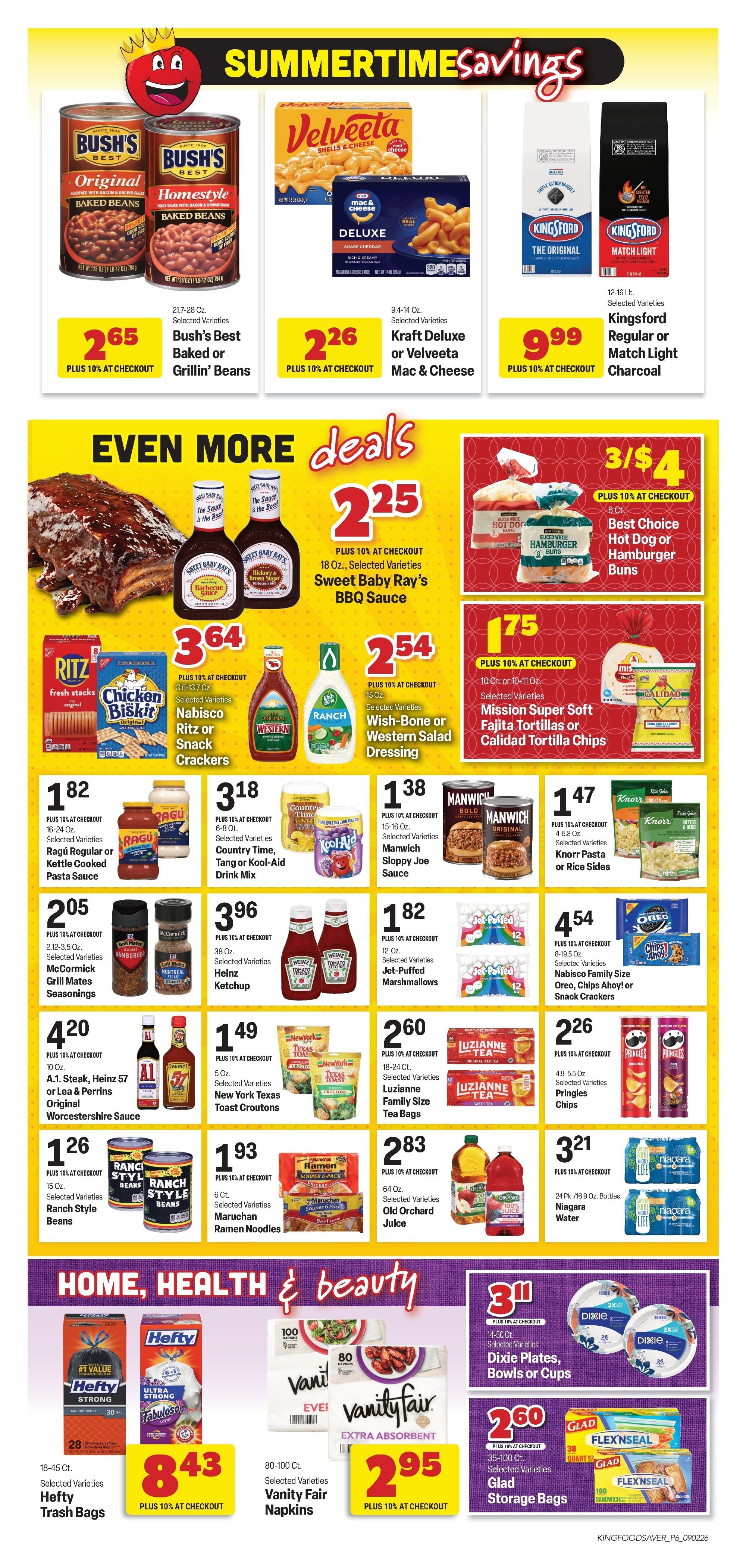 King Food Saver (Coffeyville, KS) Weekly Ad September 2 - 15, 2026