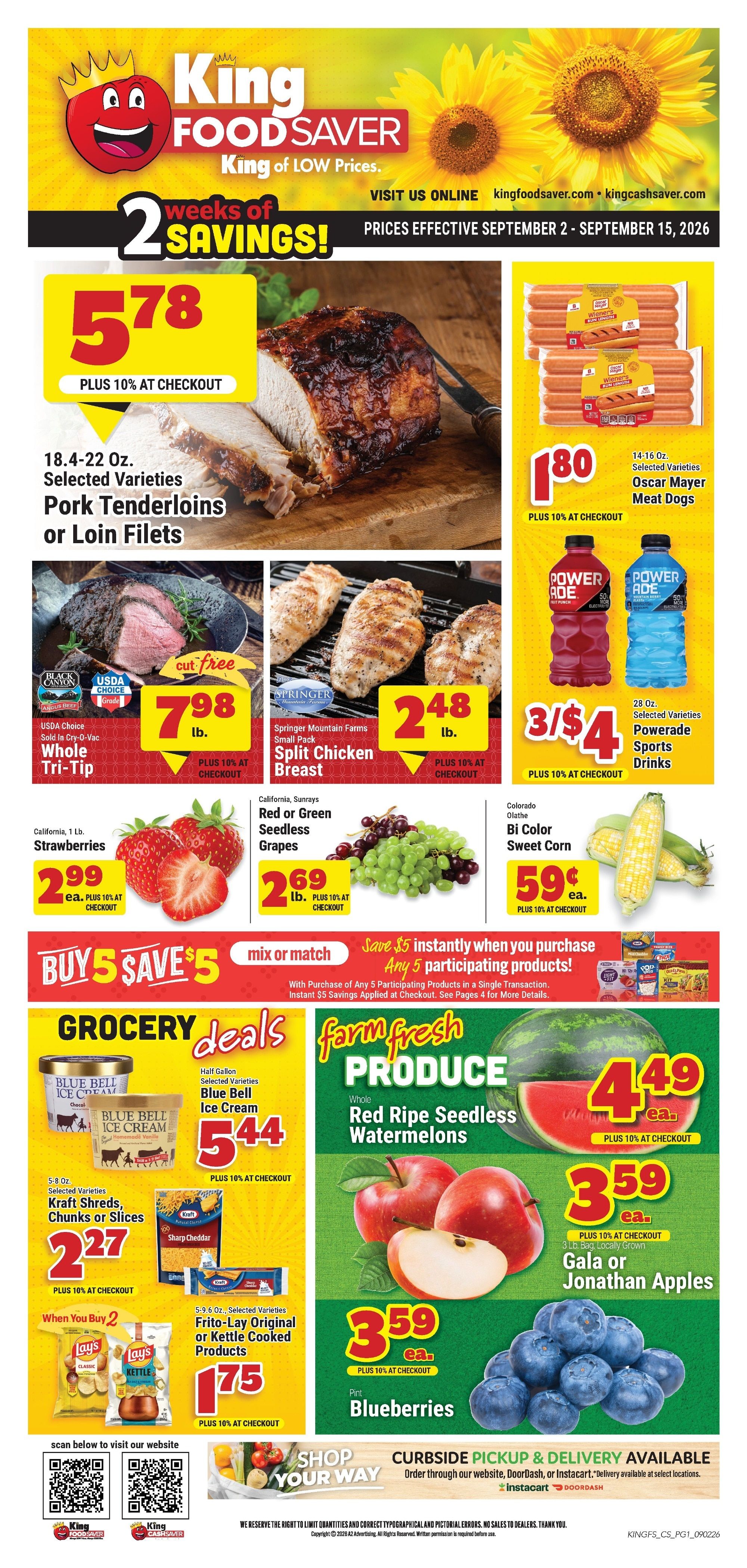 King Food Saver (Neosho, MO) Weekly Ad September 2 - 15, 2026