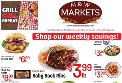 M&W Markets (Boise, ID) Weekly Ad September 2 - 8, 2026