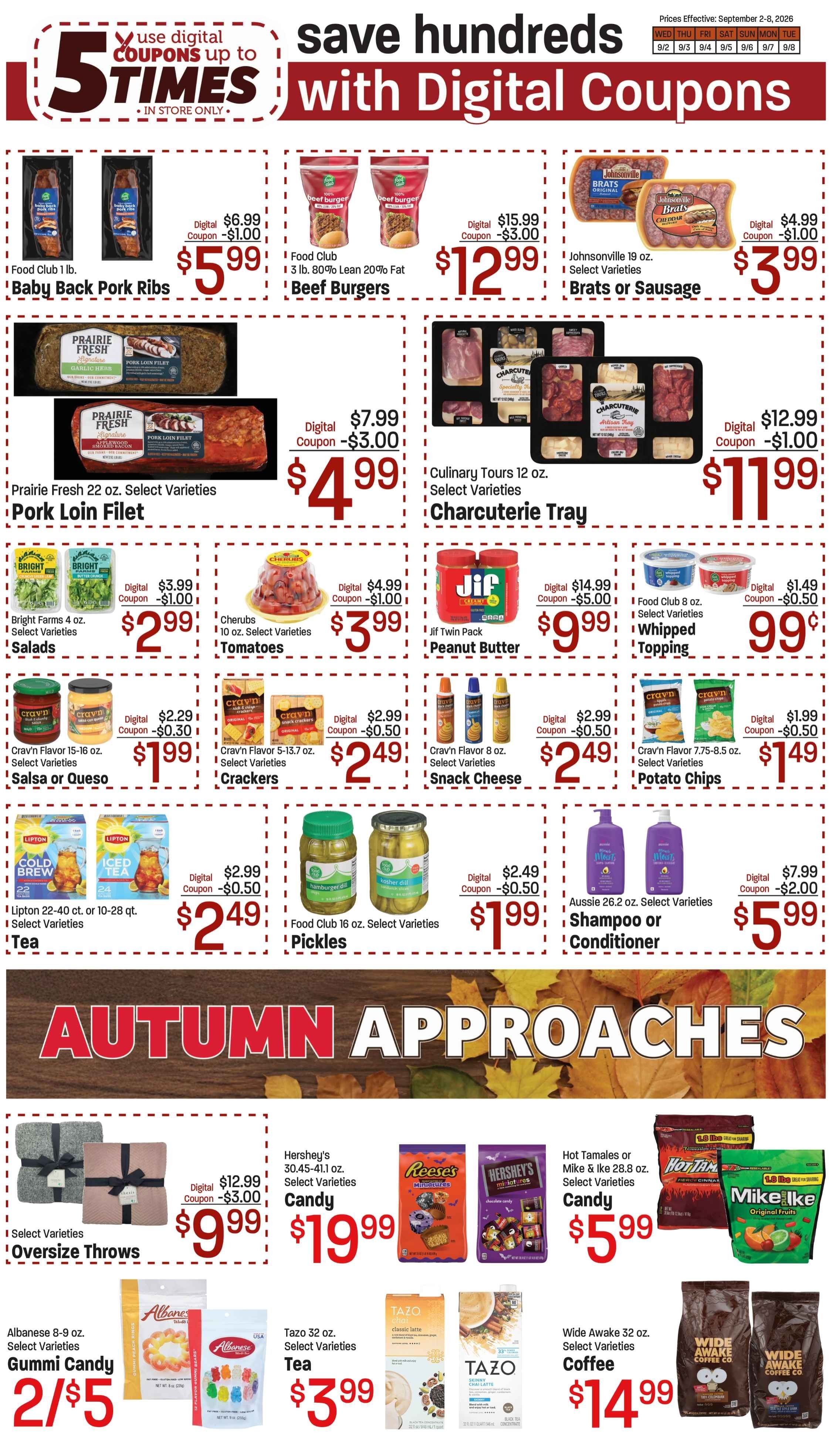 M&W Markets (Nyssa, OR) Weekly Ad September 2 - 8, 2026
