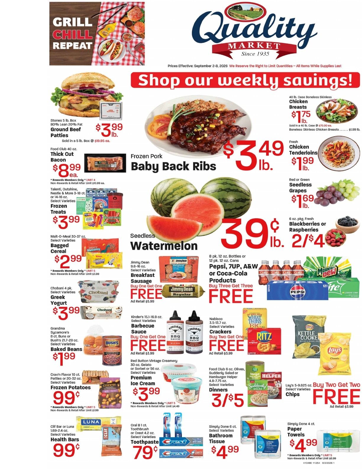 Quality Market Weekly Ad September 2 - 8, 2026