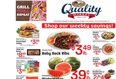 Quality Market Weekly Ad September 2 - 8, 2026