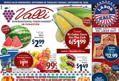 Valli Produce (Evanston, IL) Weekly Ad September 2 - 8, 2026