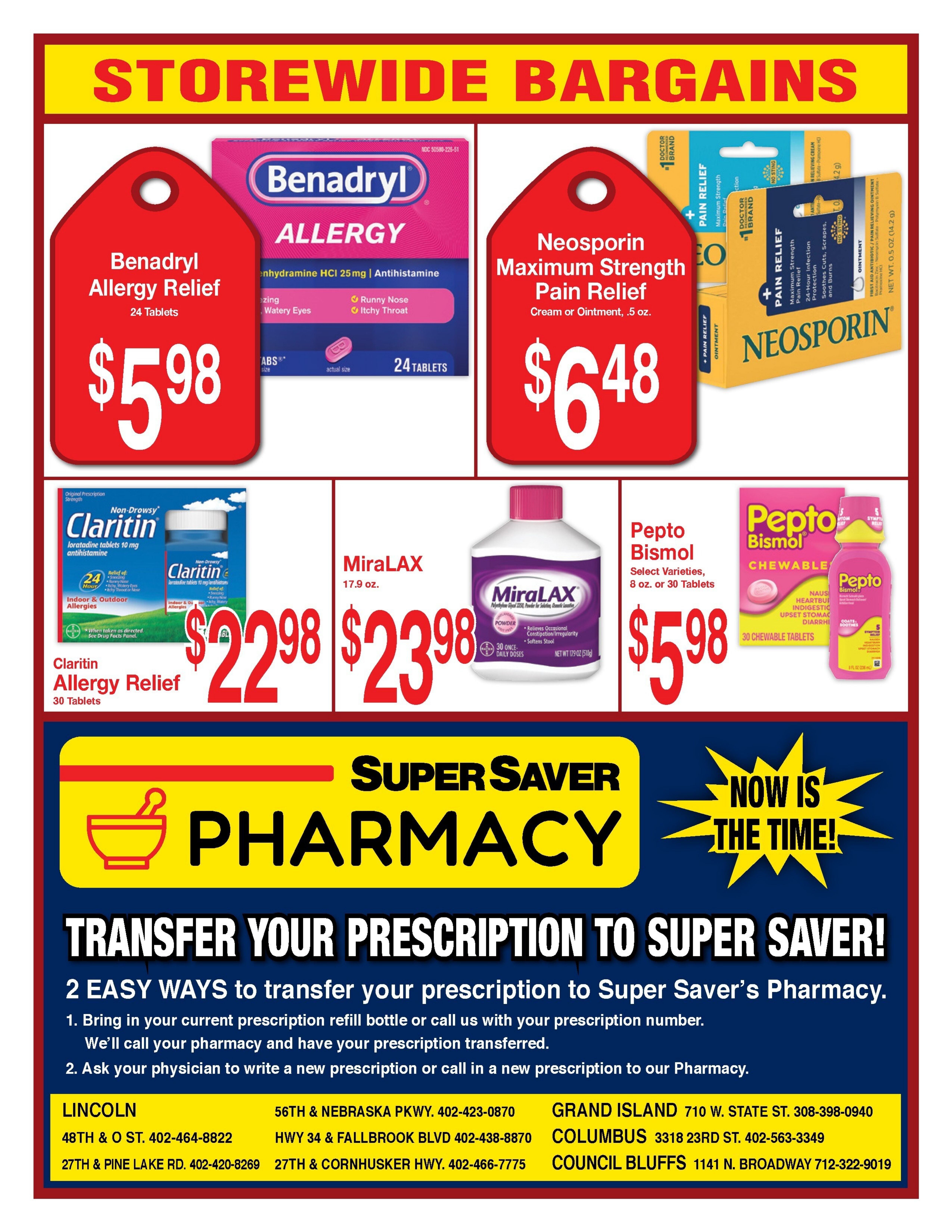 Super Saver Foods (Nebraska) Cash Saver Weekly Ad August 12 - September 8, 2026