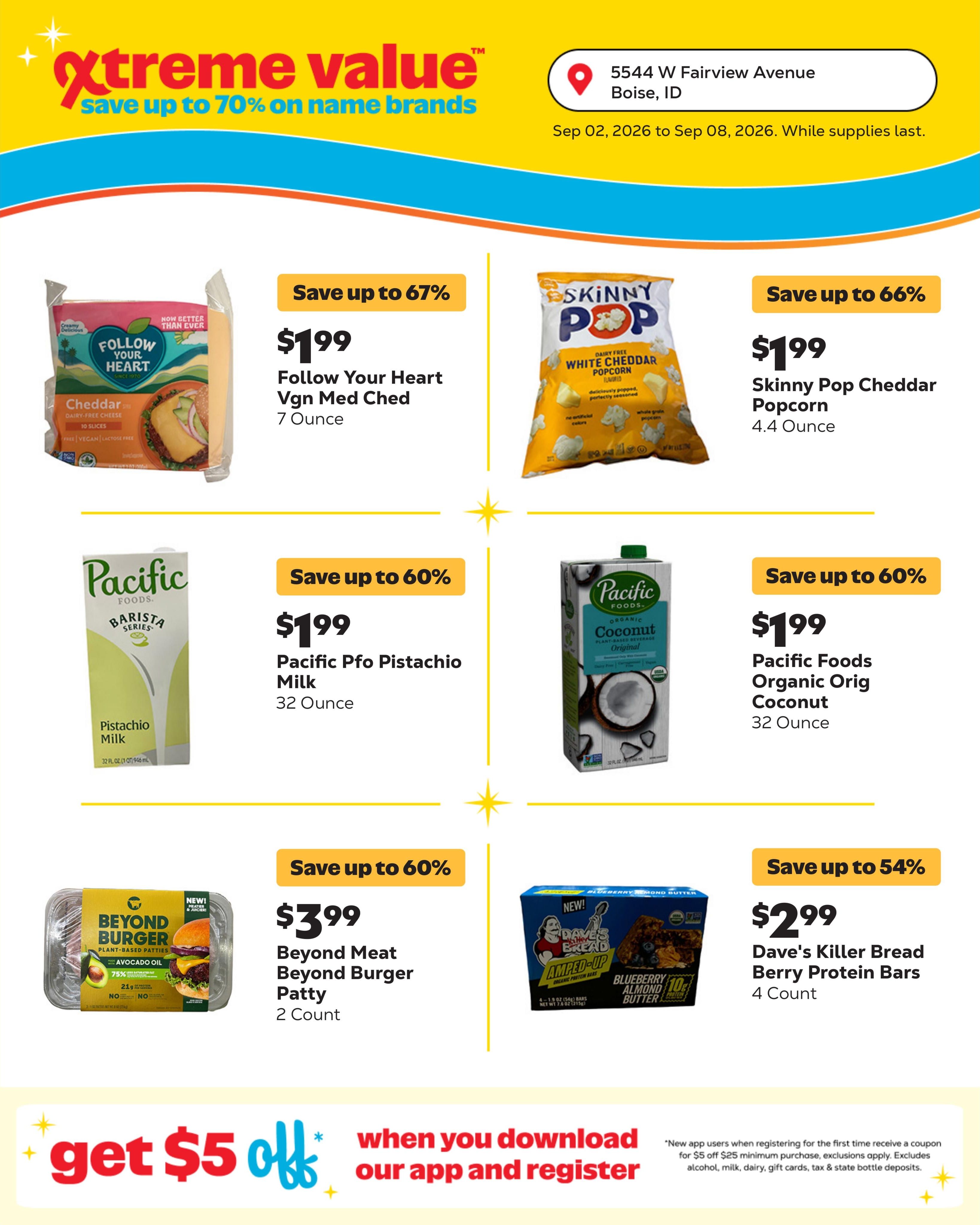 Grocery Outlet (Boise Area, ID) Weekly Ad September 2 - 8, 2026