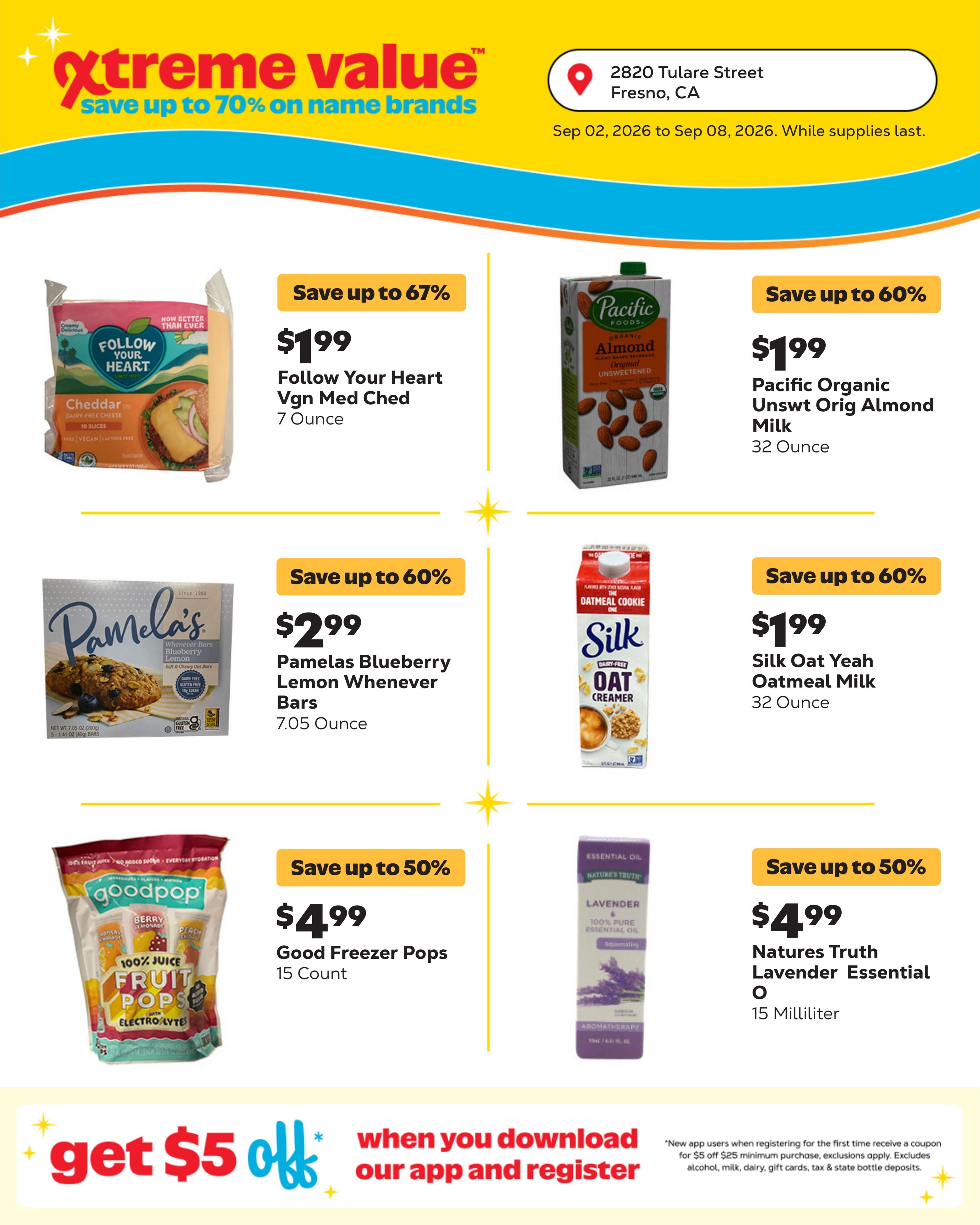 Grocery Outlet (Fresno Area, CA) Weekly Ad September 2 - 8, 2026