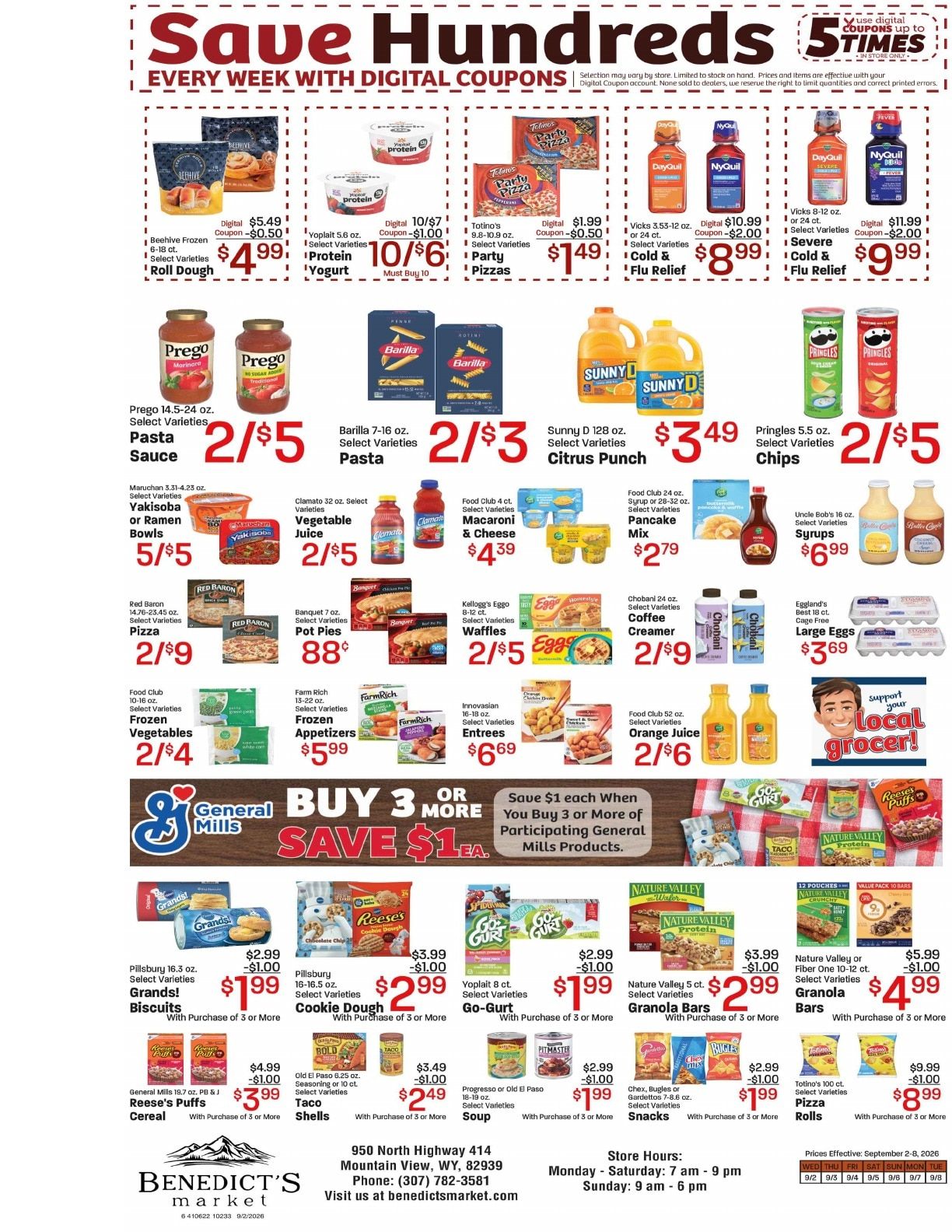 Benedict's Market Weekly Ad September 2 - 8, 2026