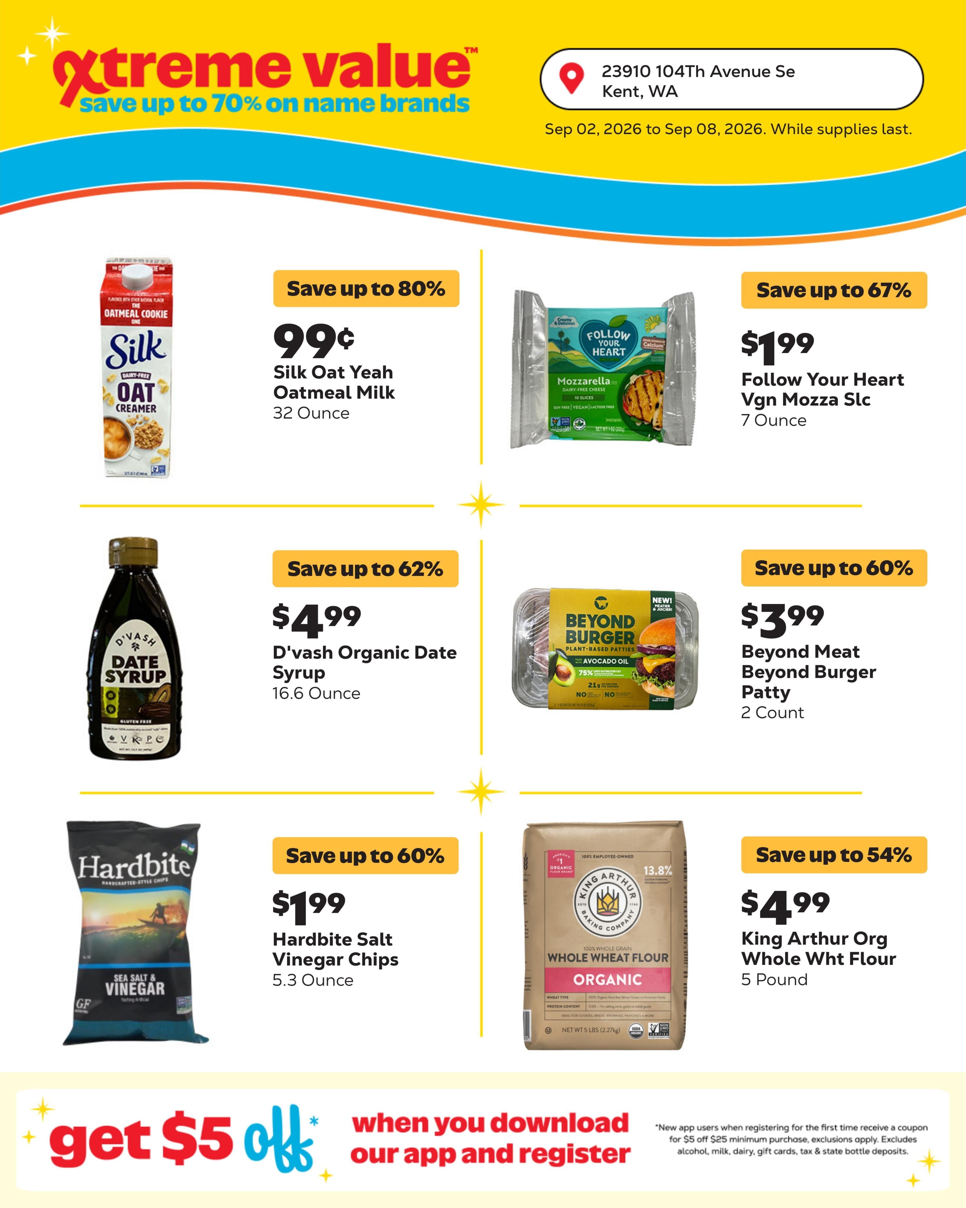 Grocery Outlet (Kent-Renton Area, WA) Weekly Ad September 2 - 8, 2026
