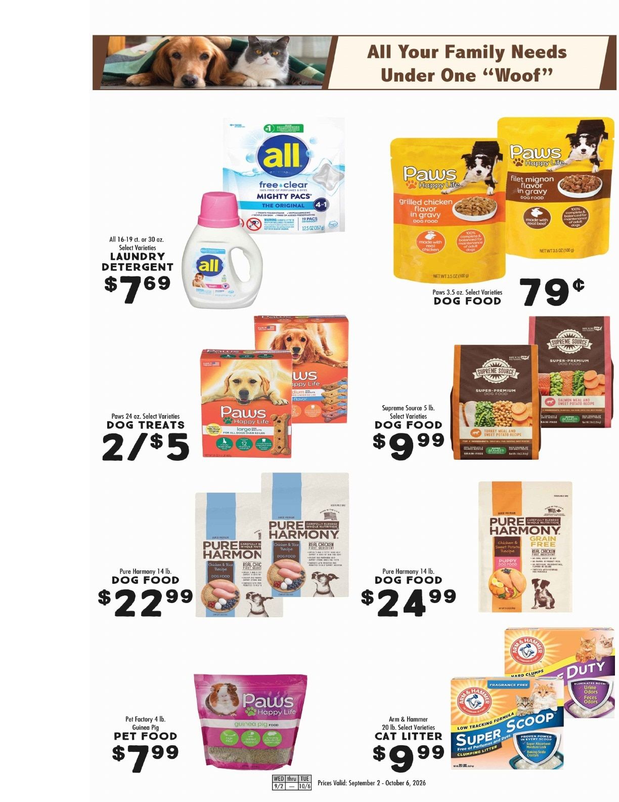 Benedict's Market Weekly Ad September 2 - October 6, 2026